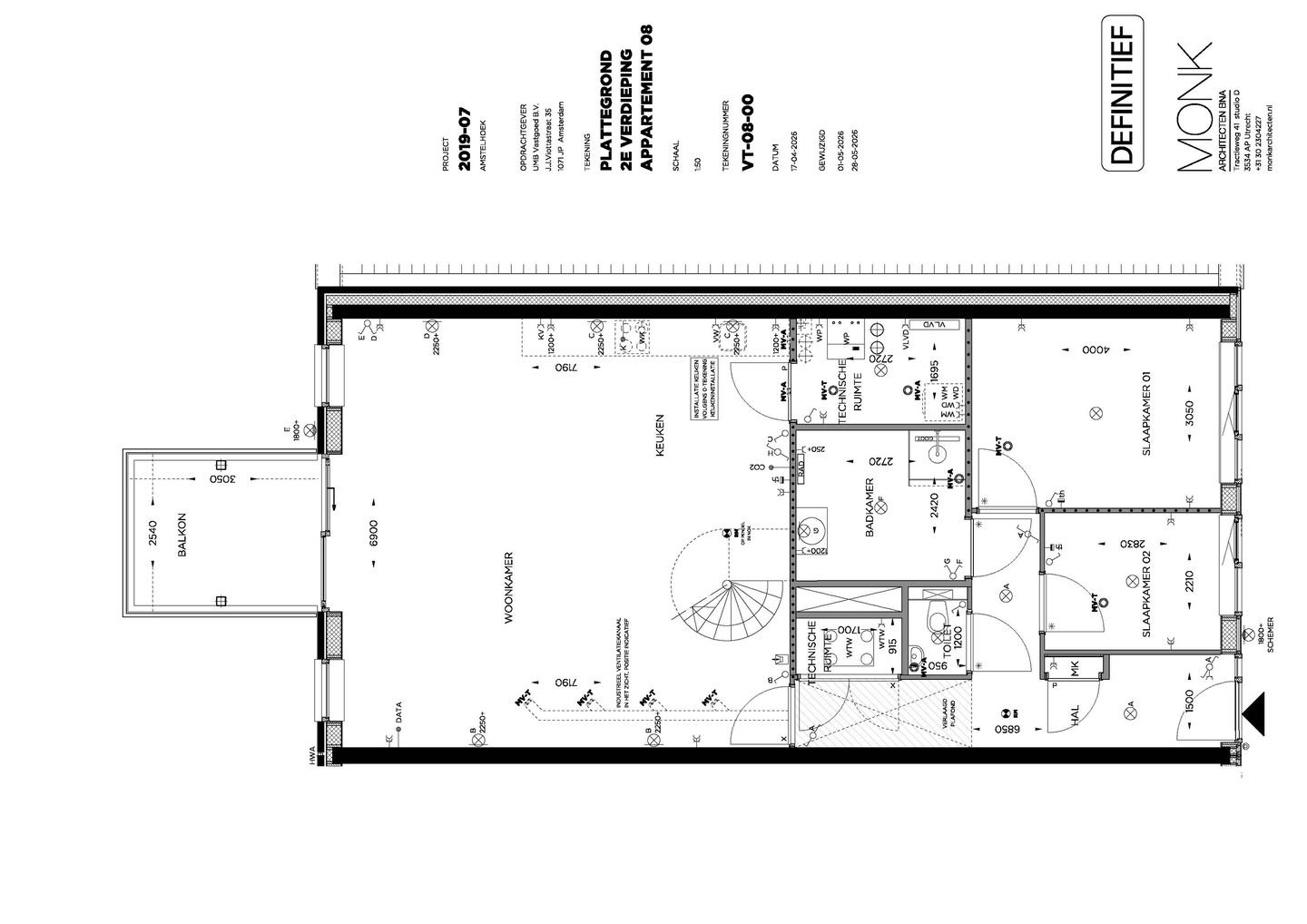 Photo 4 of Type C Maisonette Amstelzijde (Bouwnr. C8)