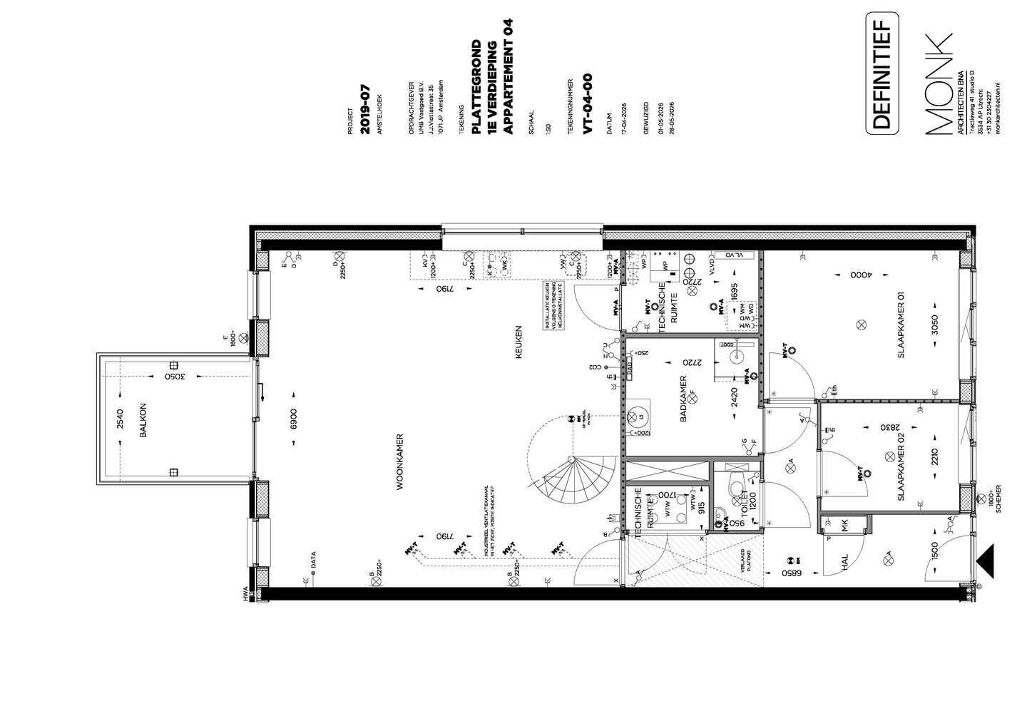 Foto 4 van Type C Maisonette Amstelzijde (Bouwnr. C4)