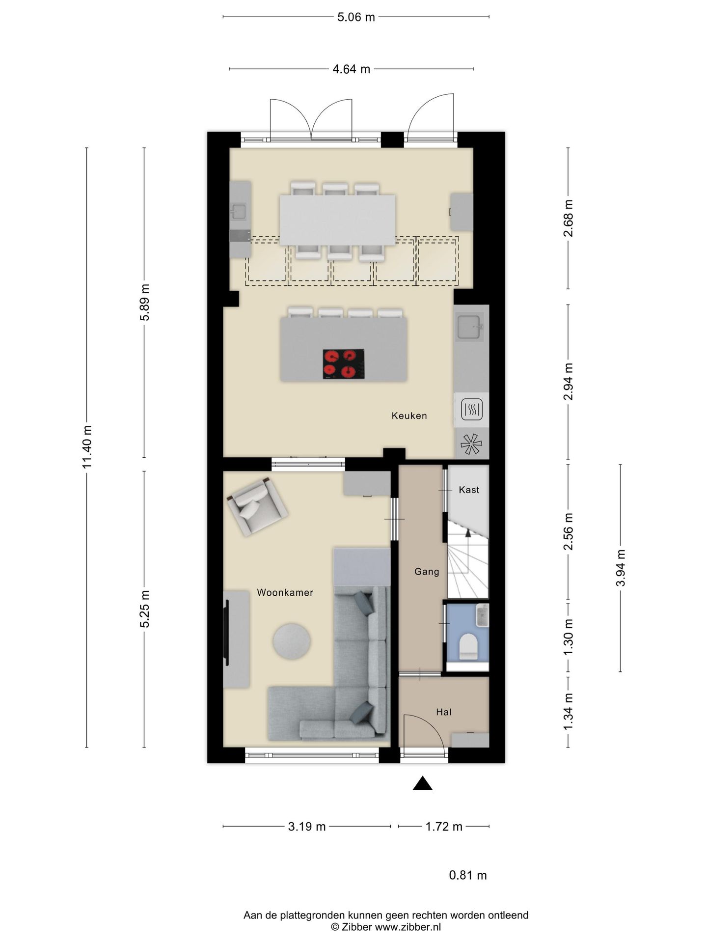 Characteristic Extended Terraced House with Sunny Southwest Garden near Stratum Woods — 29