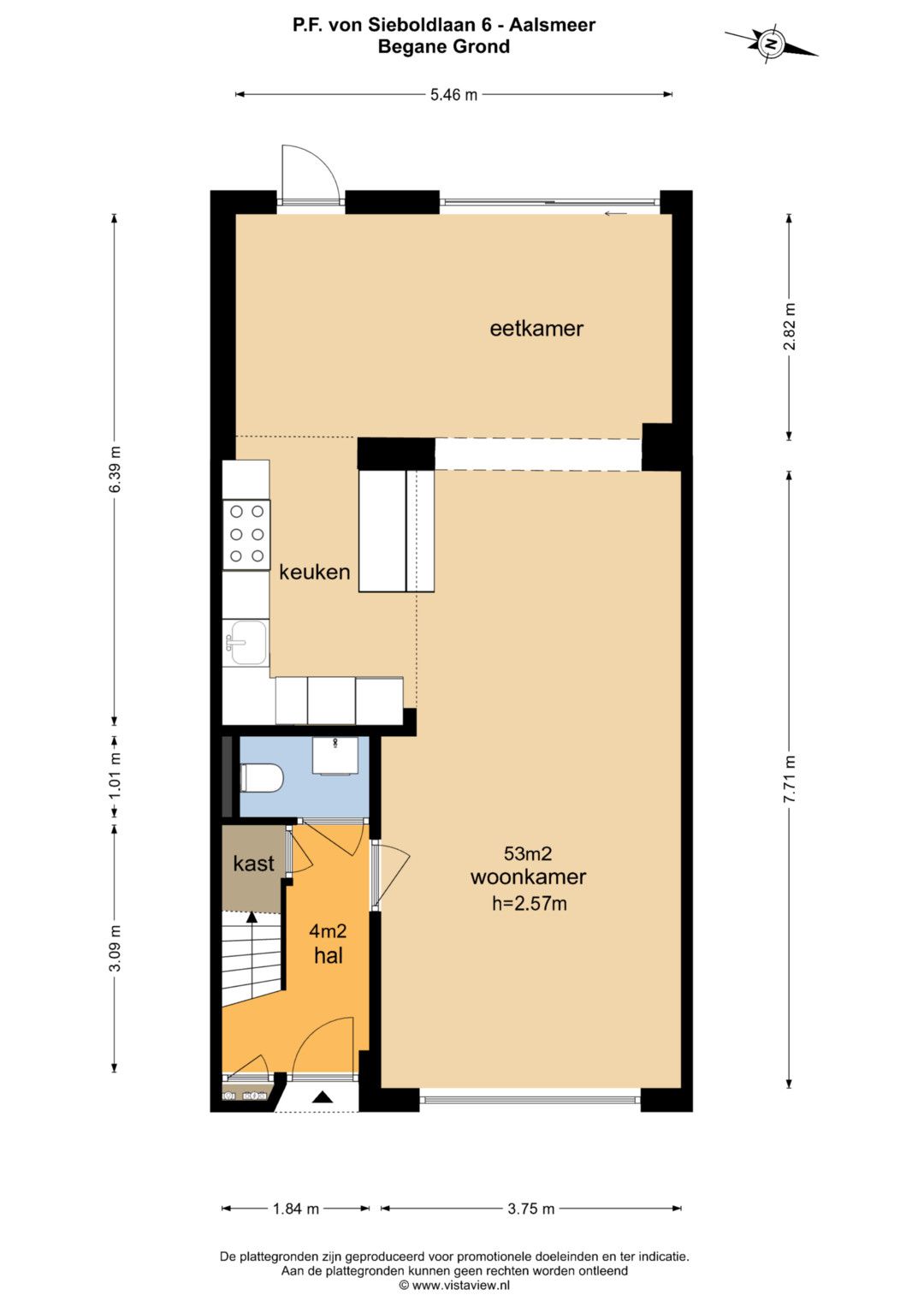 Spacious Extended Terraced Home with Southwest Garden in Quiet Aalsmeer-Zuid — 35
