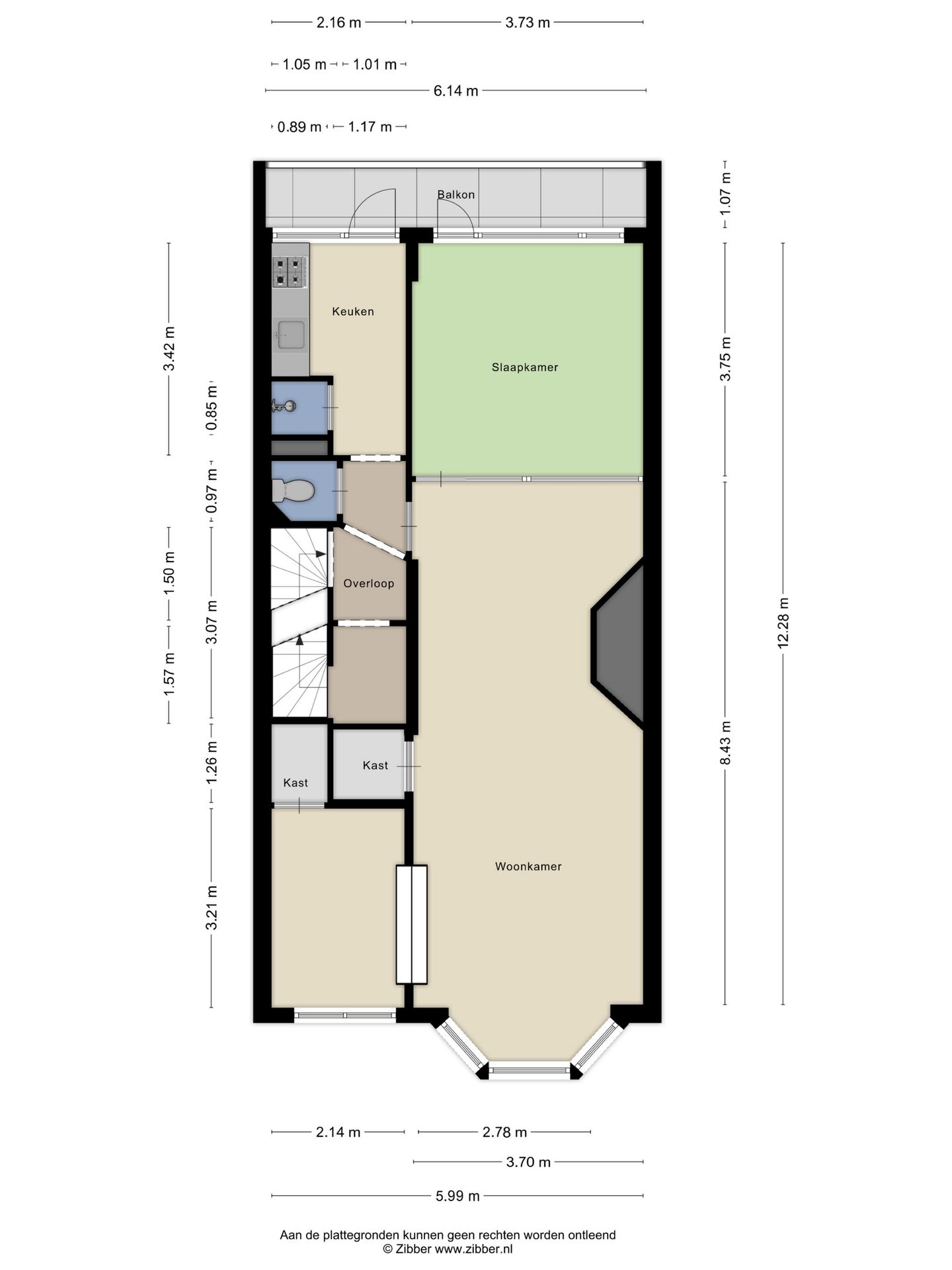 Spacious 6-Room Upper Apartment with Renovation and Splitting Potential in Scheveningen-Bad — 44
