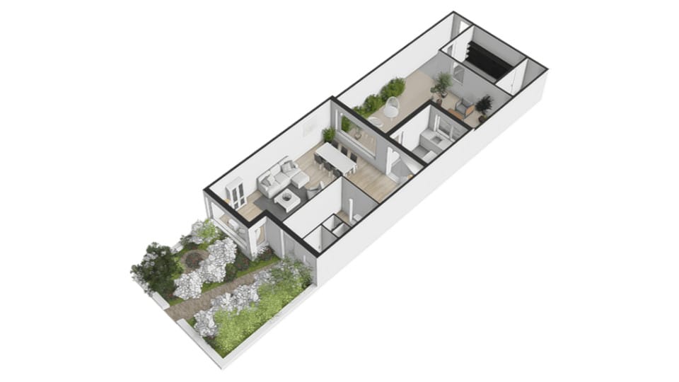 Spacious Terraced House with Great Potential in Quiet Location — 53