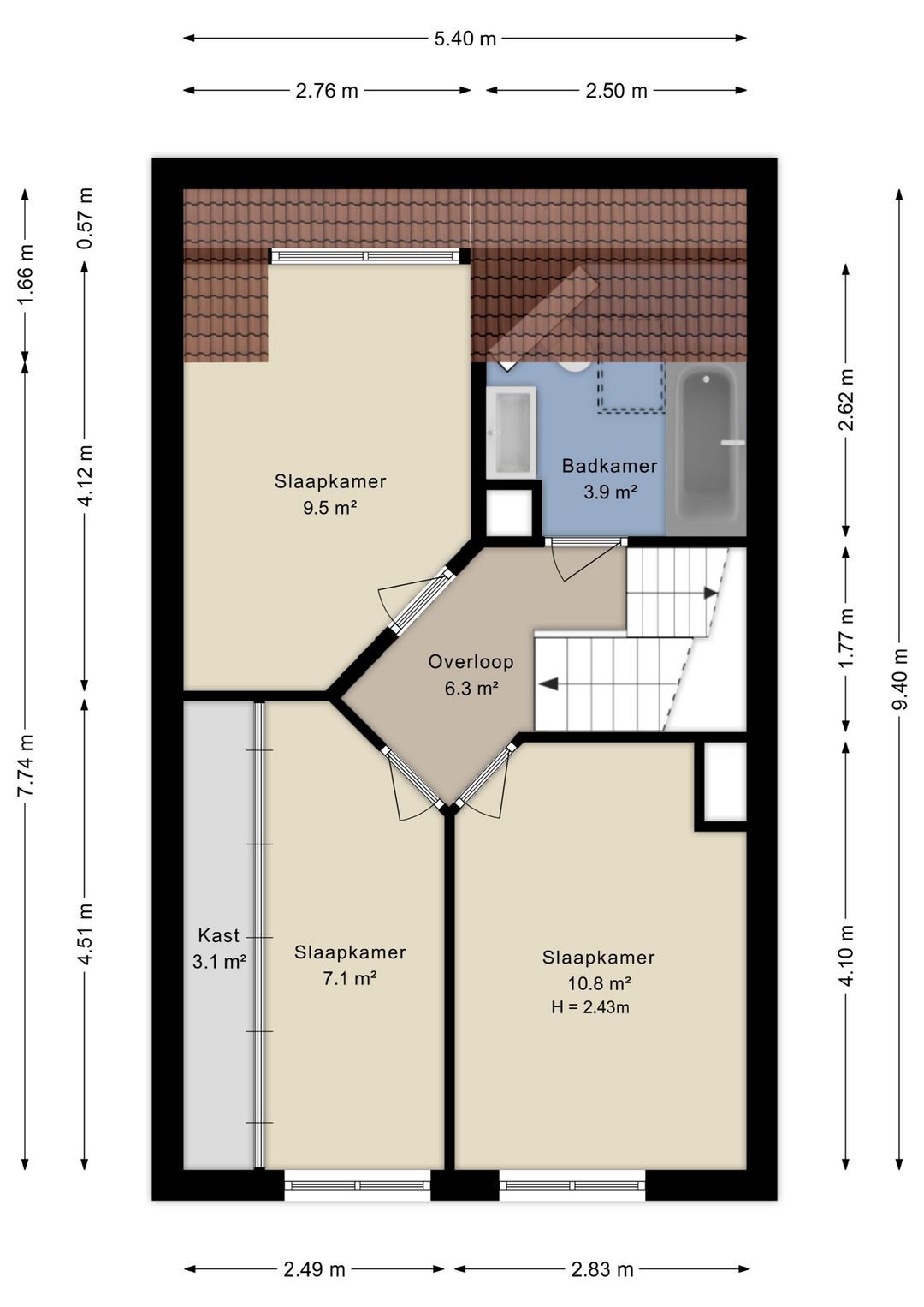Spacious and Well-Maintained Semi-Detached Home with Garage and Modern Amenities — 56