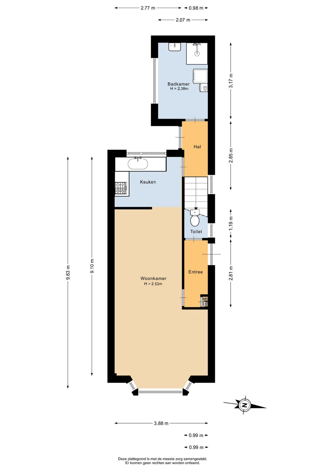 Charming 1930 End Terrace House with Deep Sunny Garden in Wormer — 37