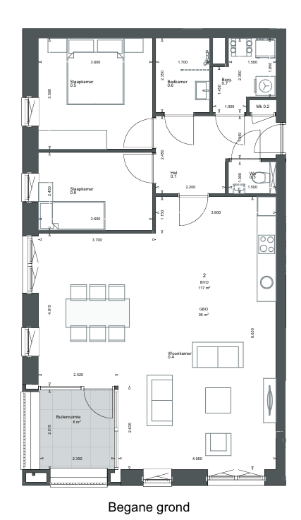 Foto 3 van Appartement (Bouwnr. 2)