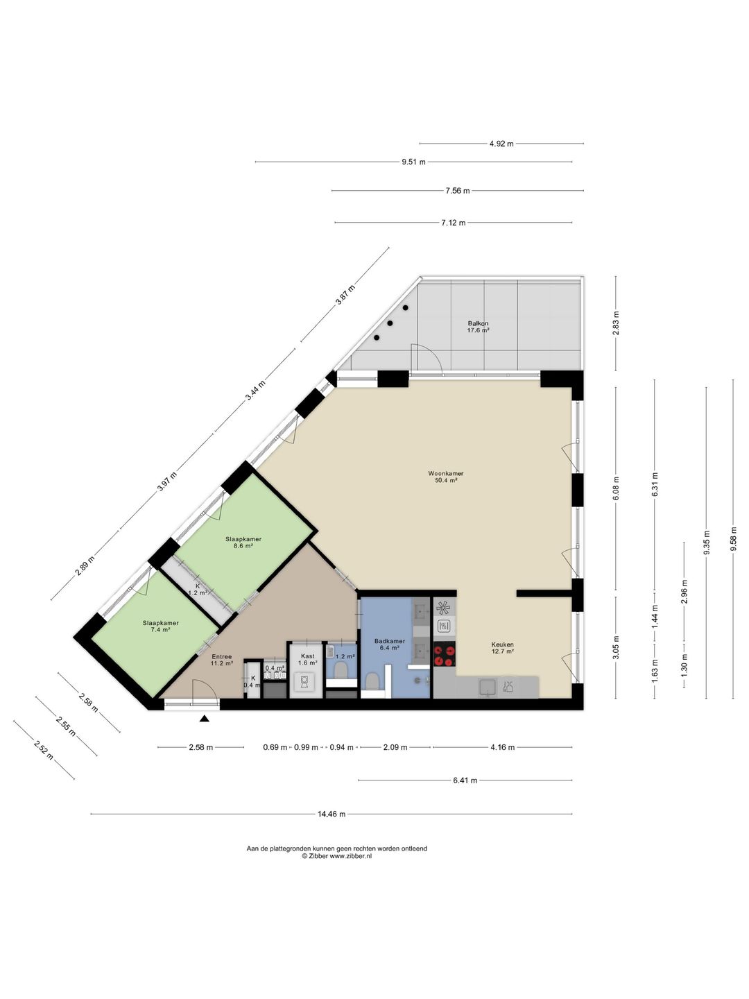 Modern Gas-Free Apartment with Spacious Covered Balcony in Terwijde — 46
