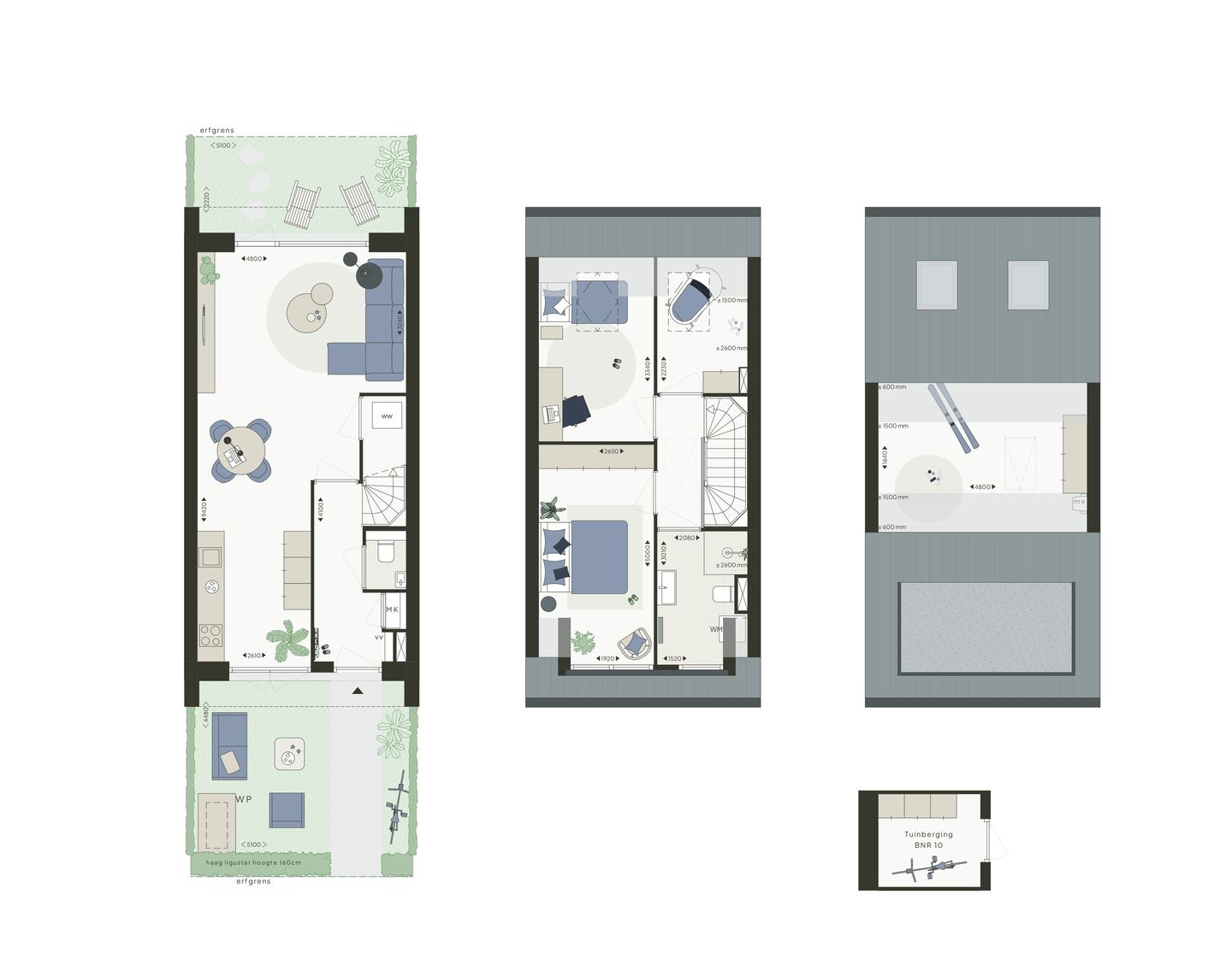 Foto 5 van Kalkhof - rijwoning tussen (Bouwnr. 10)