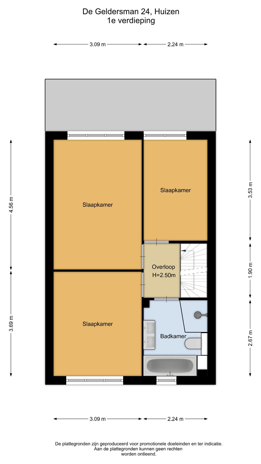 Spacious Extended Terraced Home with Six Bedrooms and Sunny Garden in Huizen — 23