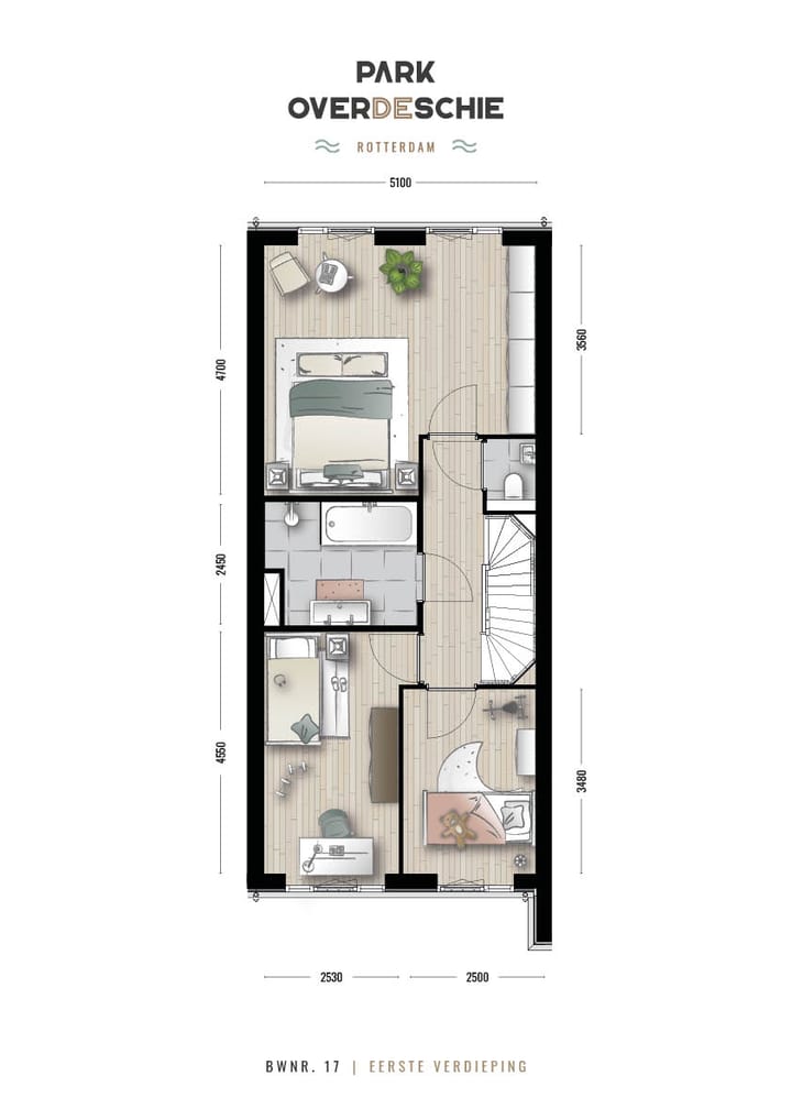 Foto 4 van Tuin Tussenwoning (Bouwnr. 17)