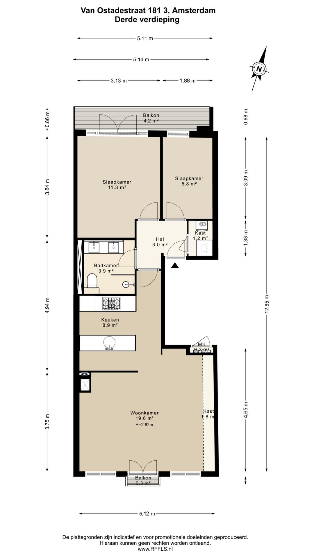 Photo 41 of Van Ostadestraat 181-3