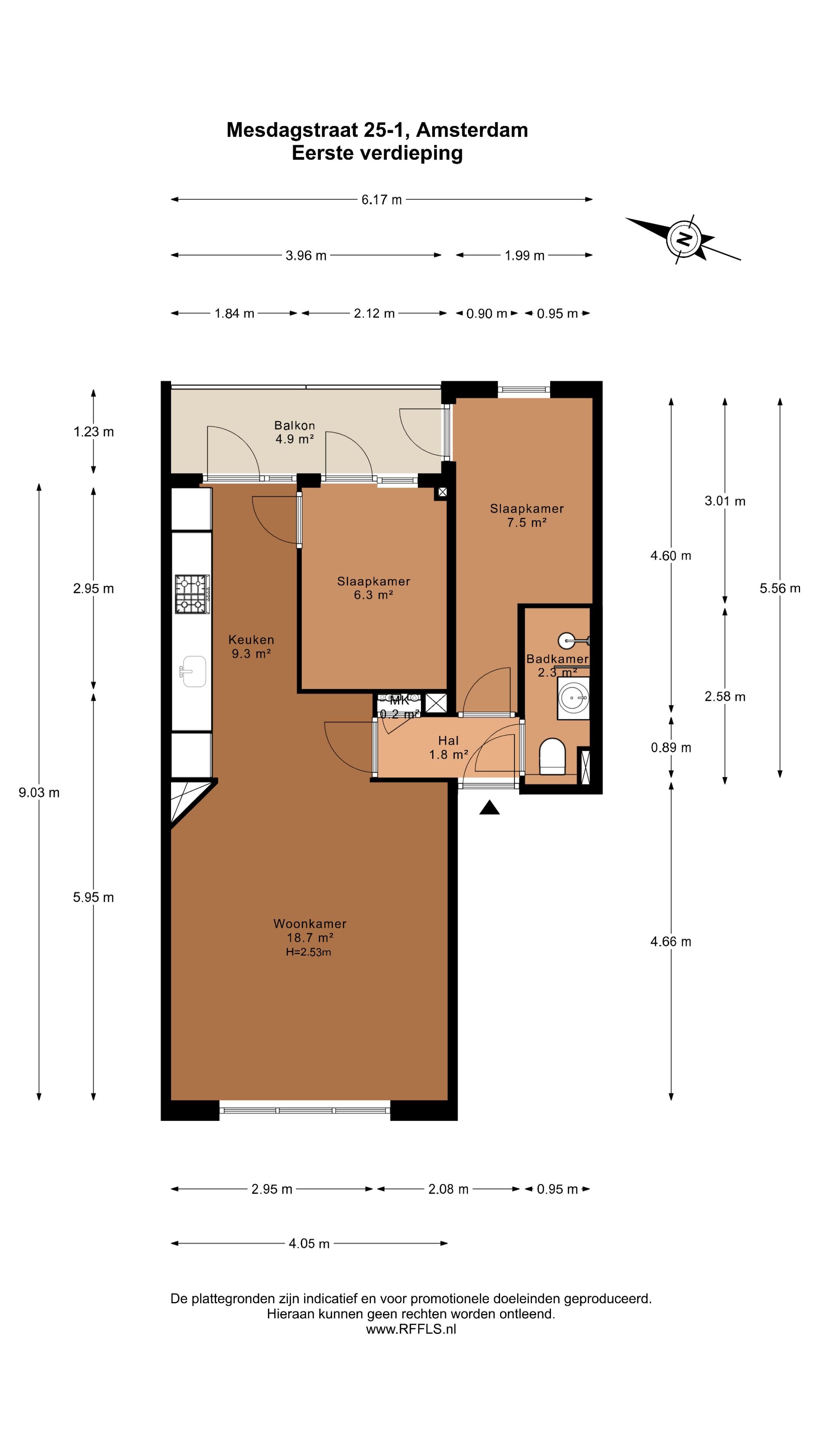 Fully Renovated Apartment in De Pijp with Versatile Extra Room — 33