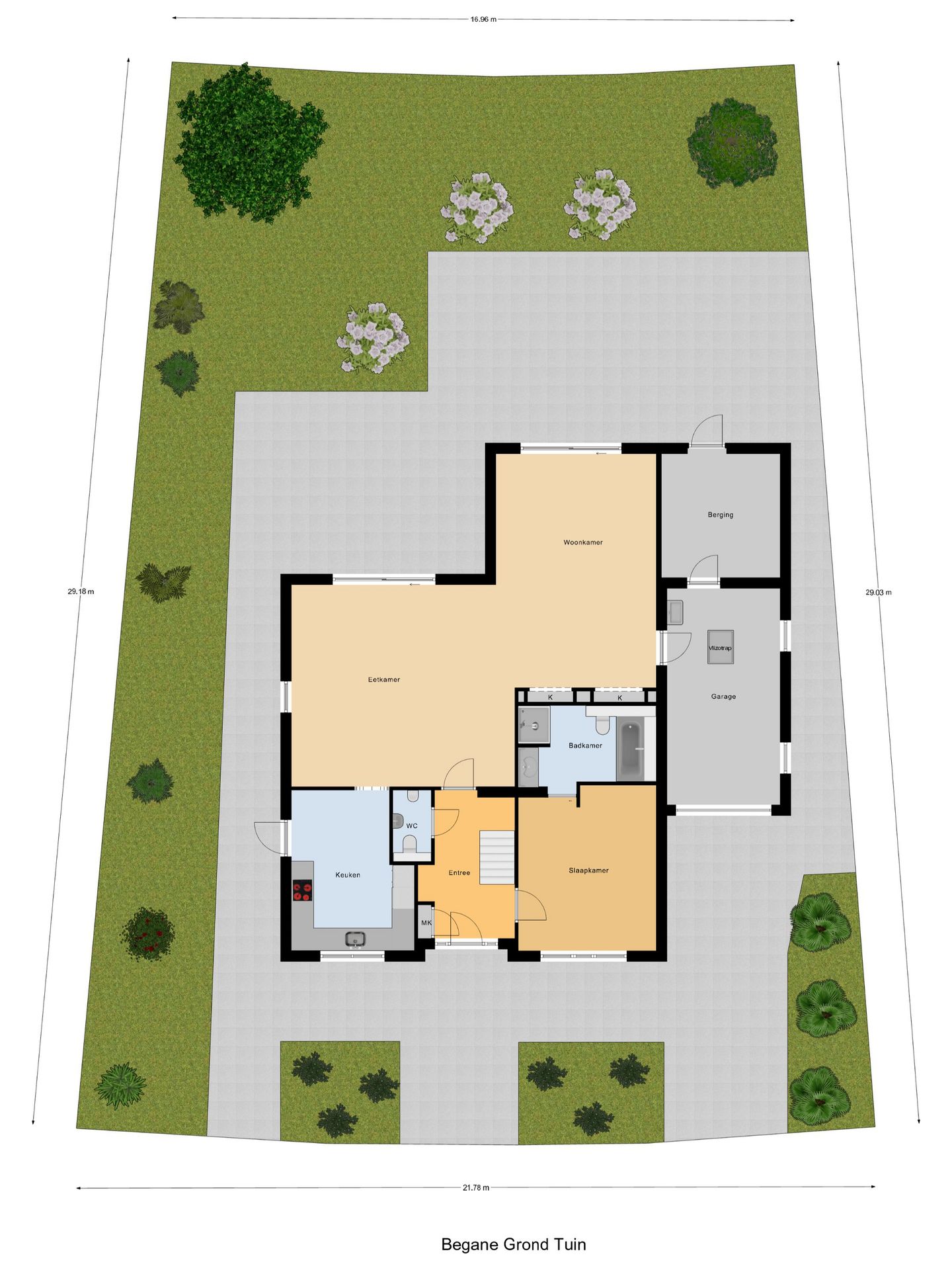 Spacious and Well-Maintained Detached Semi-Bungalow with Stunning Garden in Vlijmen — 50