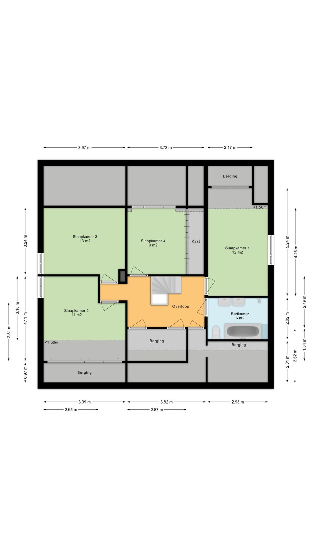 Spacious Detached Villa with Garden Near Forest in Geldrop — 61