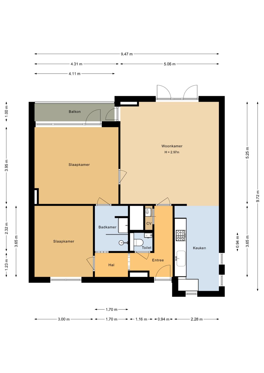 Bright and Spacious 3-Room Apartment with Private Parking in Amsterdam Eastern Docklands — 26