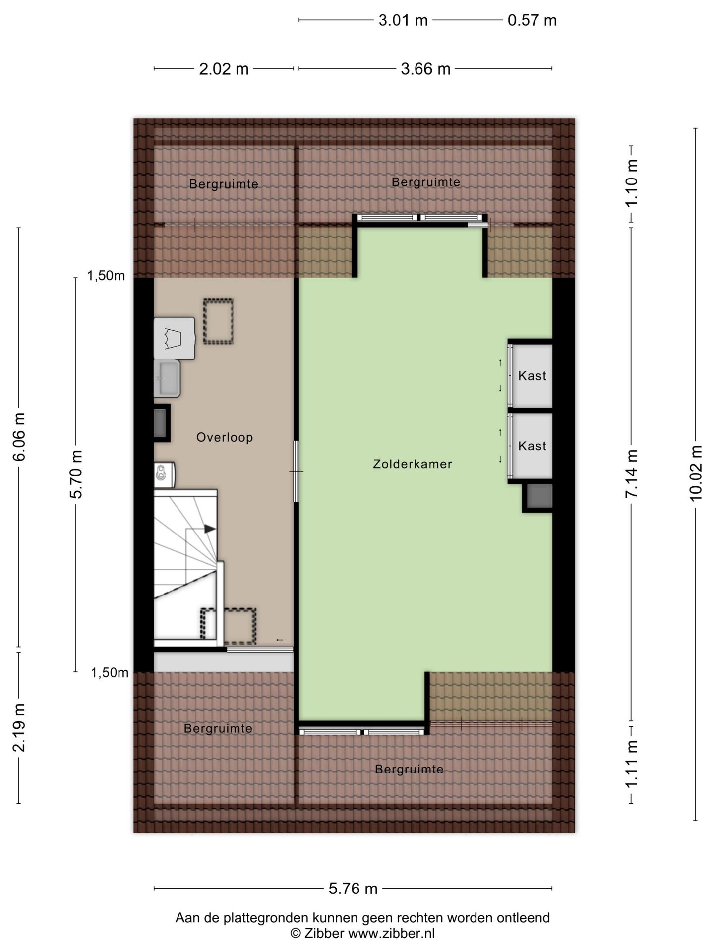 Spacious Corner Townhouse with Extensive South-Facing Garden in Quiet Green Location — 40