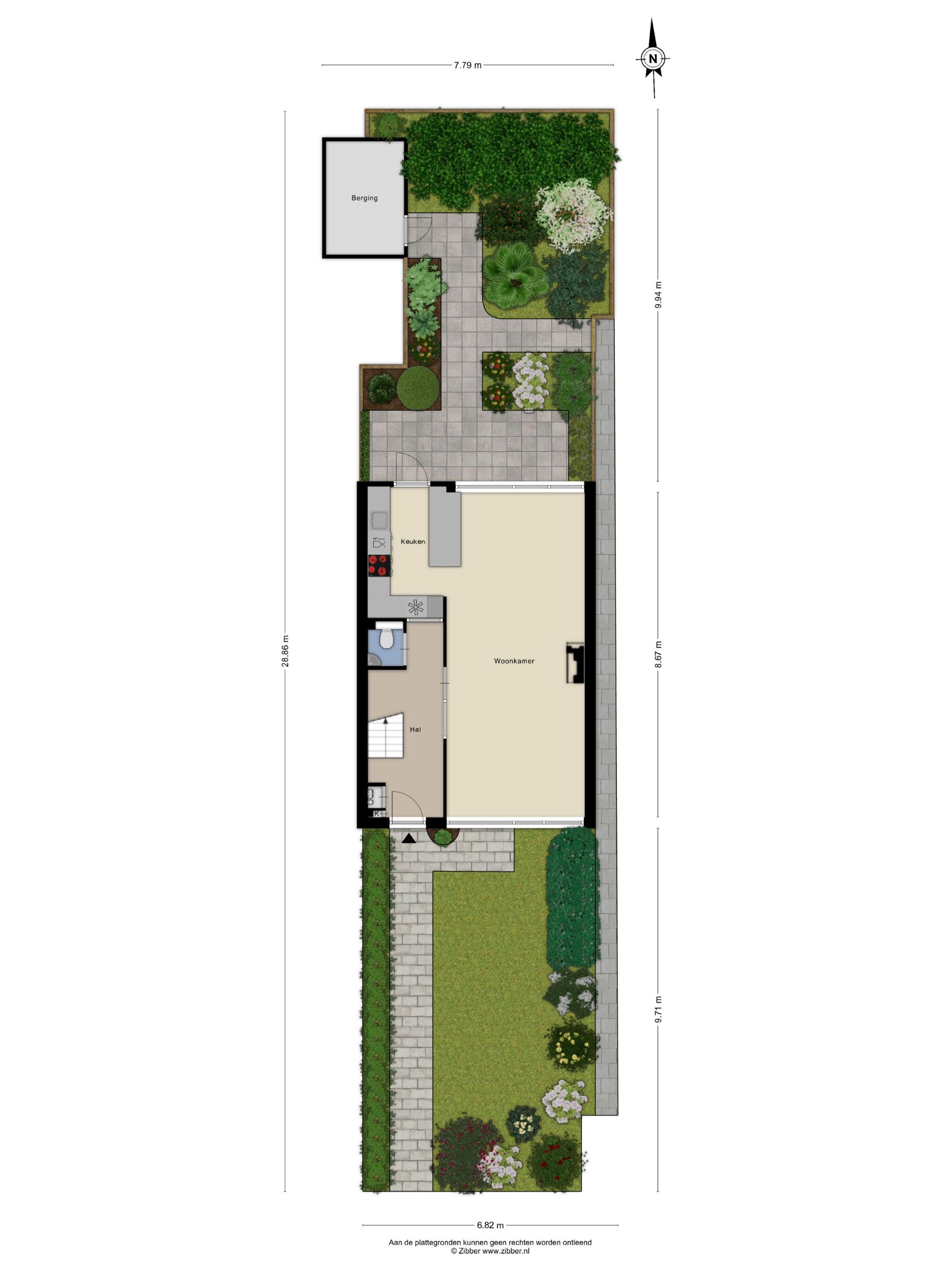 Spacious Corner Townhouse with Extensive South-Facing Garden in Quiet Green Location — 36