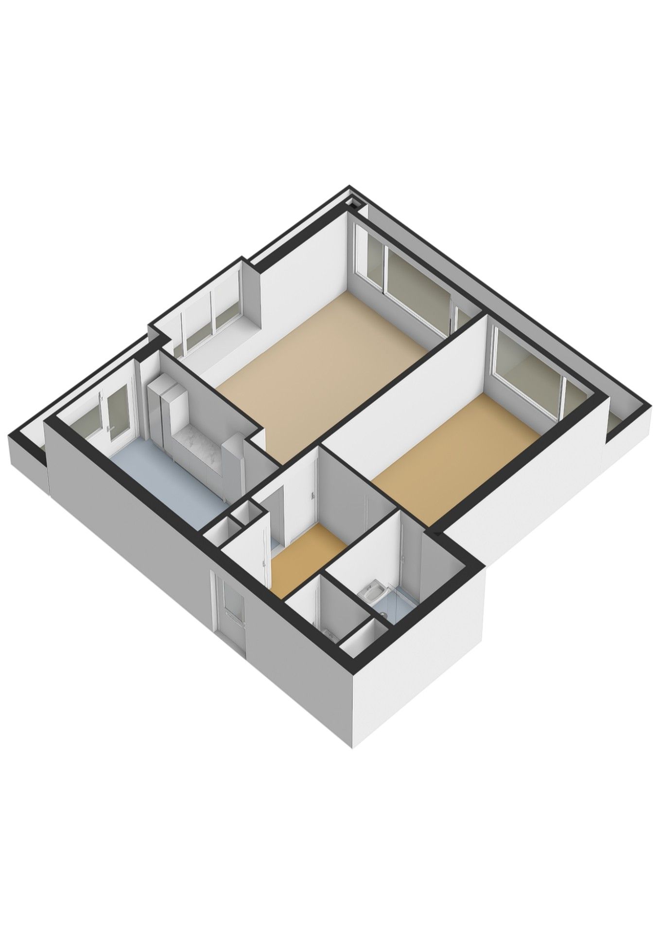 Light Corner Apartment with Panoramic Sea Views and Sunny Balconies — 44