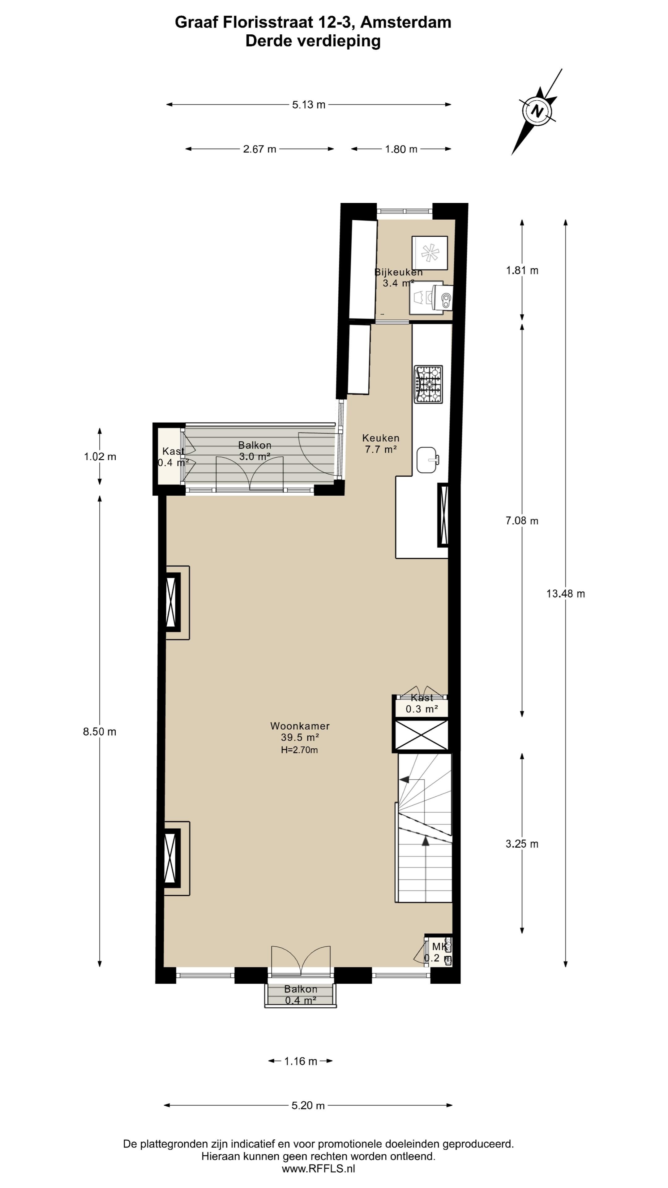 Photo 36 of Graaf Florisstraat 12-3