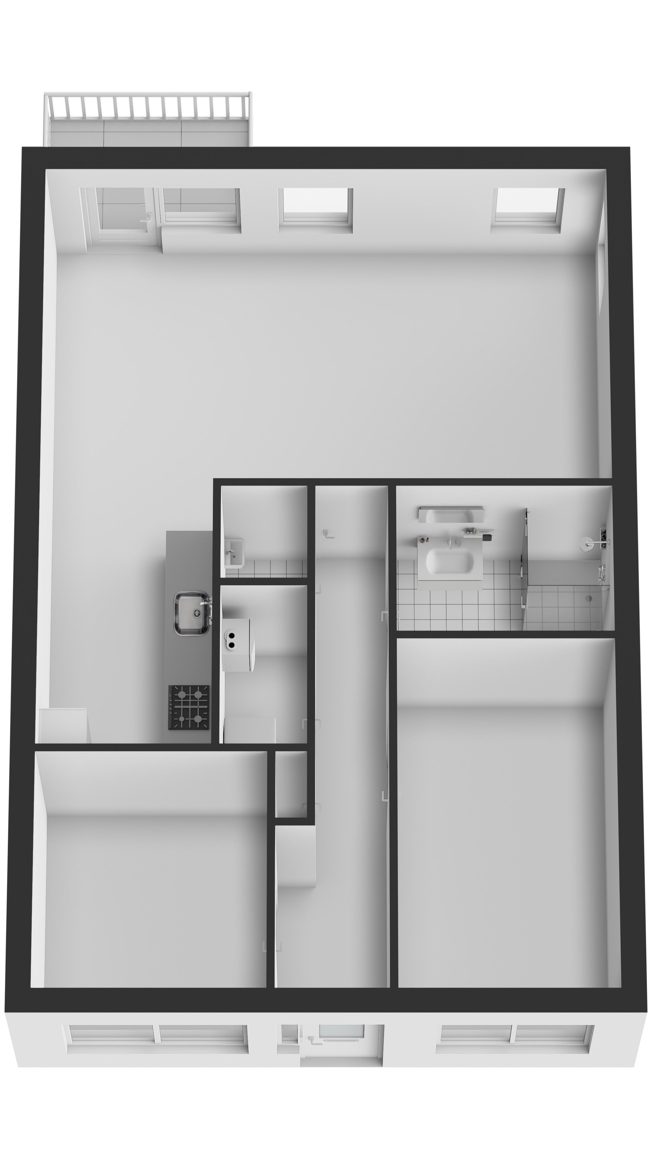 Corner Apartment with Balconon and Great Privacy in Zig Zag Complex — 30