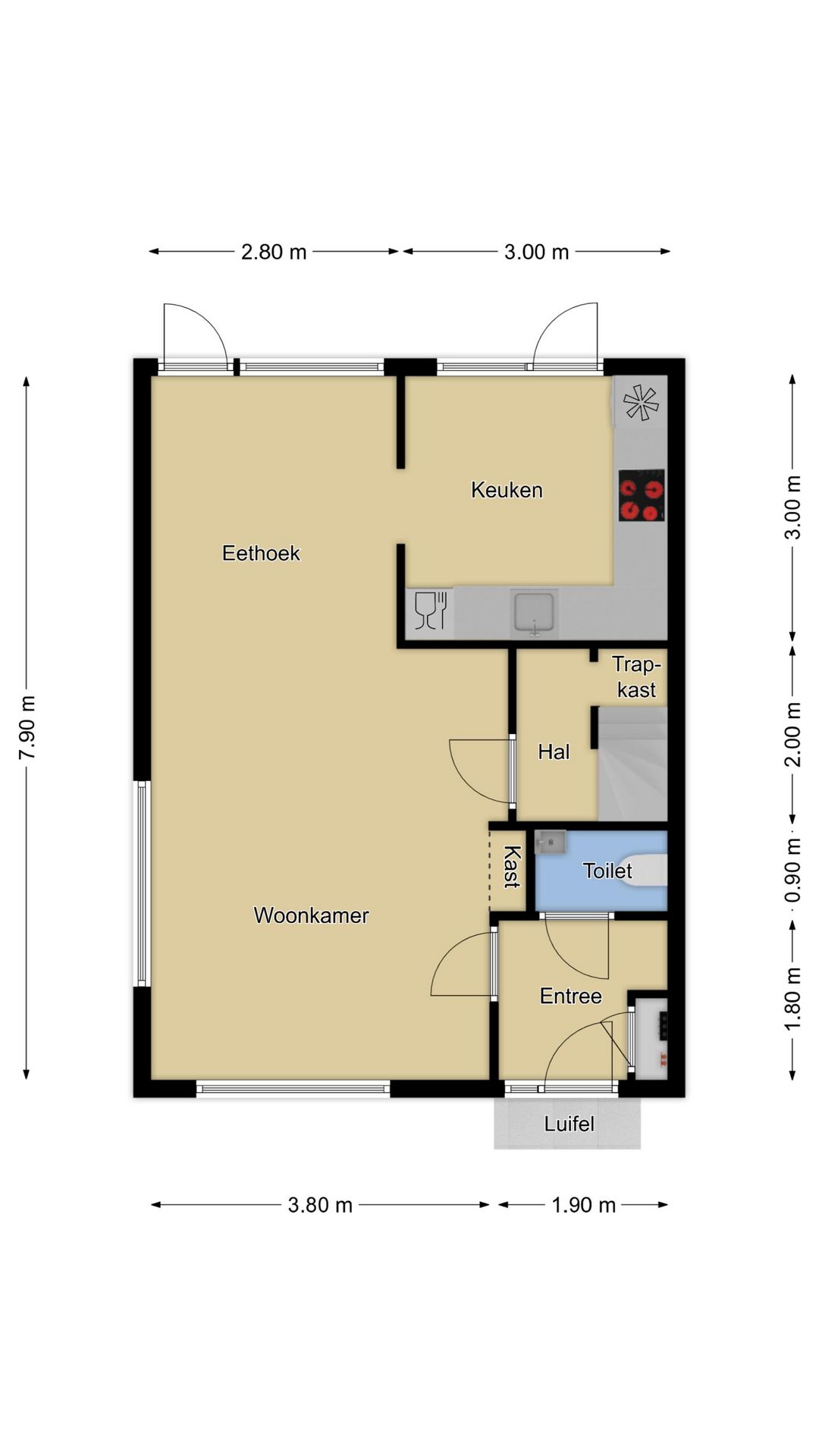 Spacious Corner Family Home with 5 Bedrooms, Carport and Sunny South-Facing Garden in Heteren — 9