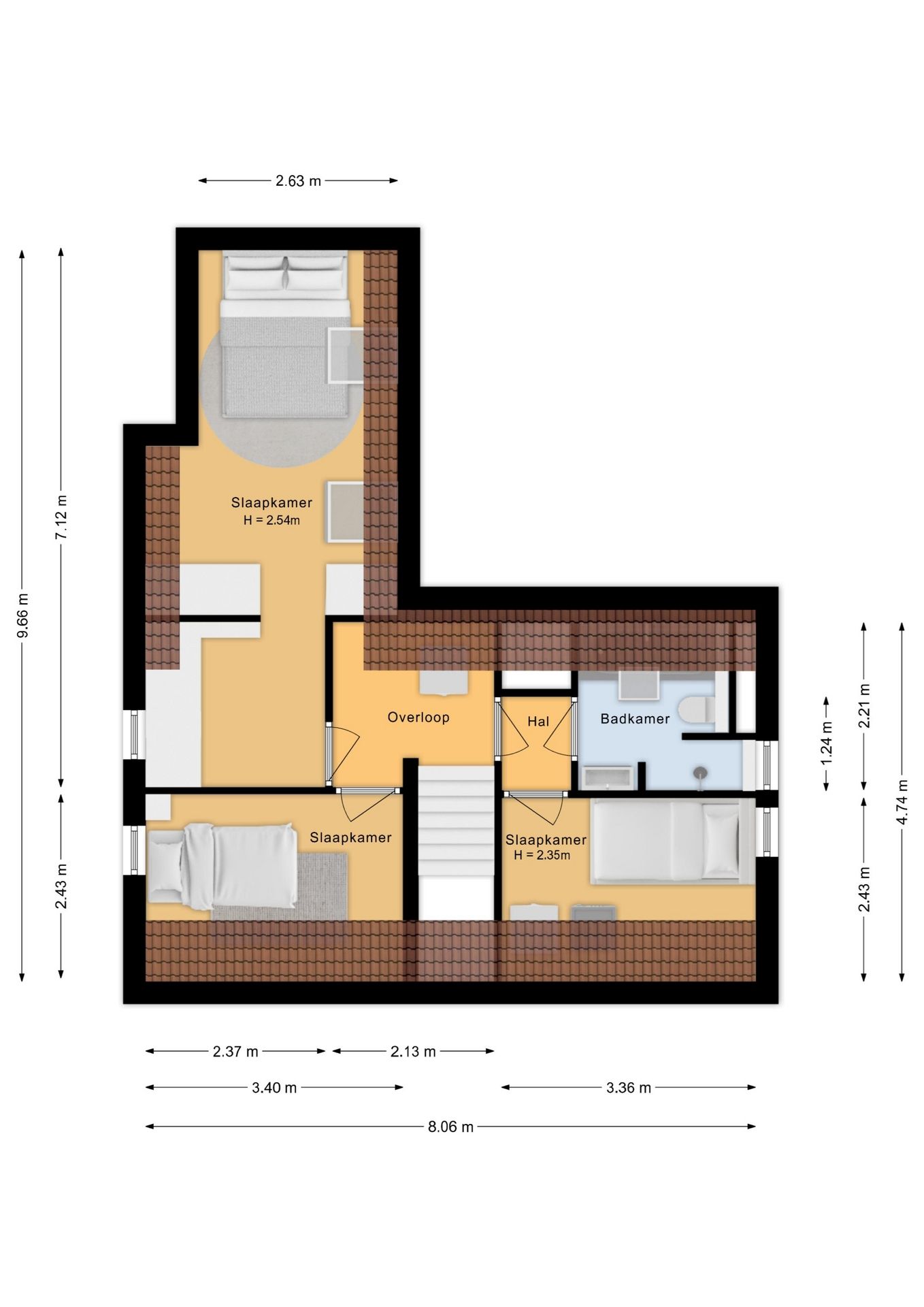 Characteristic Detached Residence with Veranda in Yerseke — 33