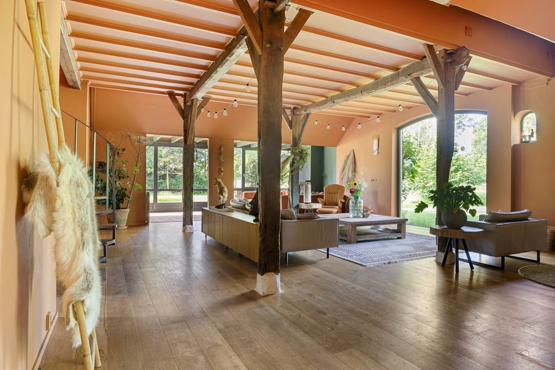 Exceptional Thatched Farmhouse with Pool, Sauna, and Private Guest House — 7