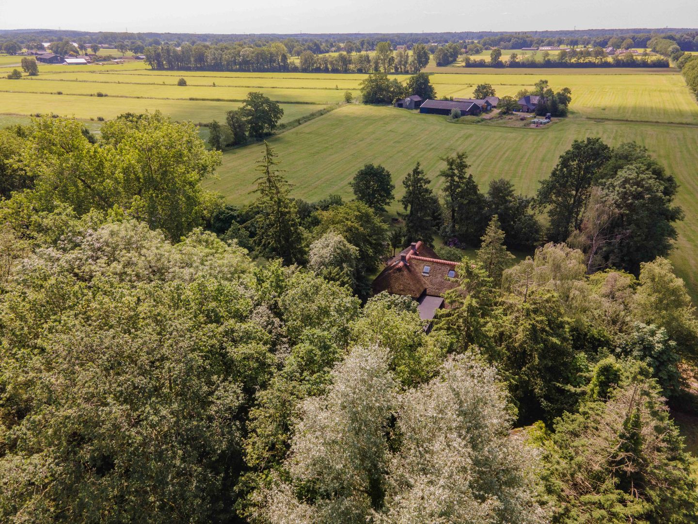 Exceptional Thatched Farmhouse with Pool, Sauna, and Private Guest House — 50