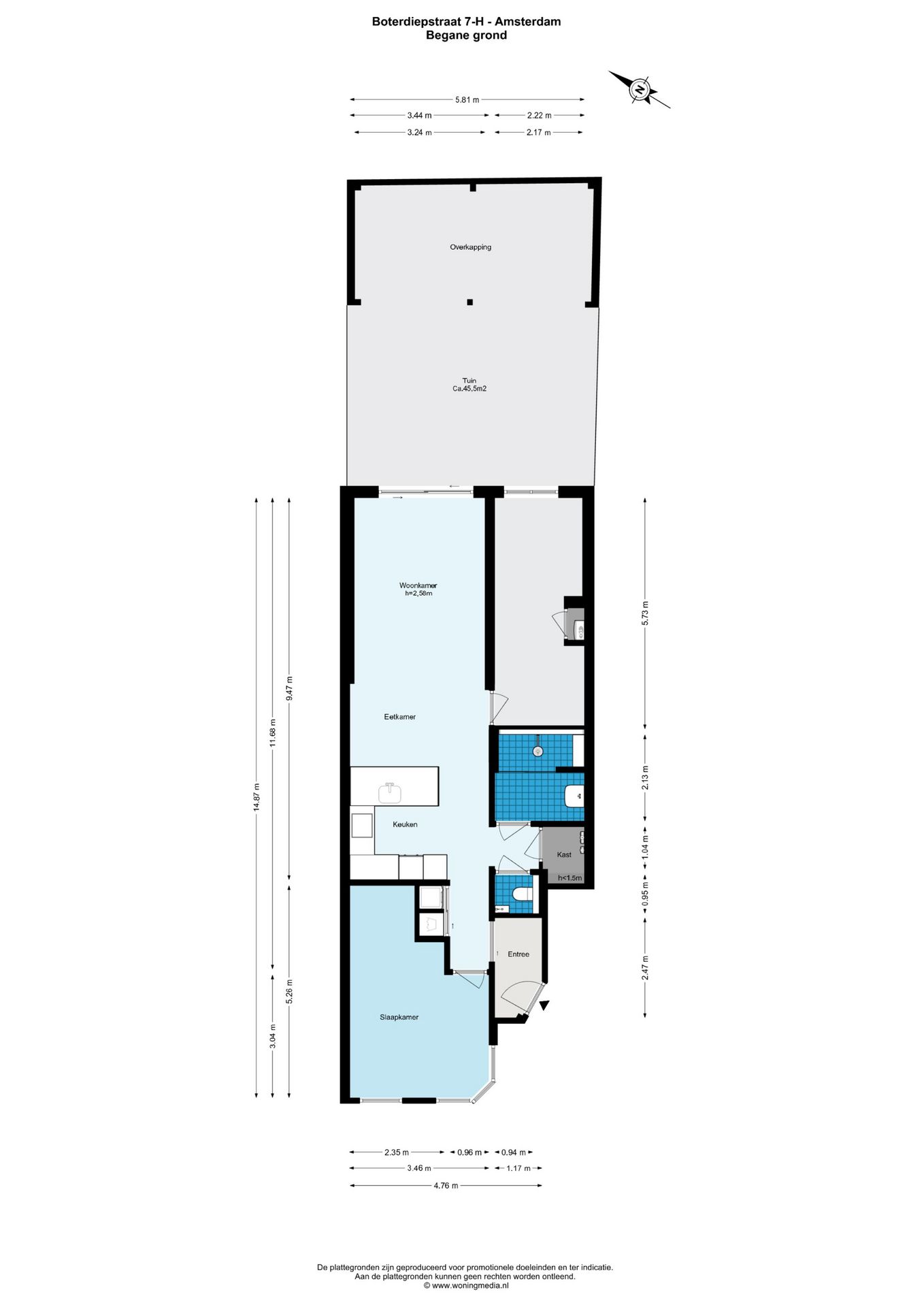 Renovated Ground-Floor Apartment with Garden in Rivierenbuurt — 25