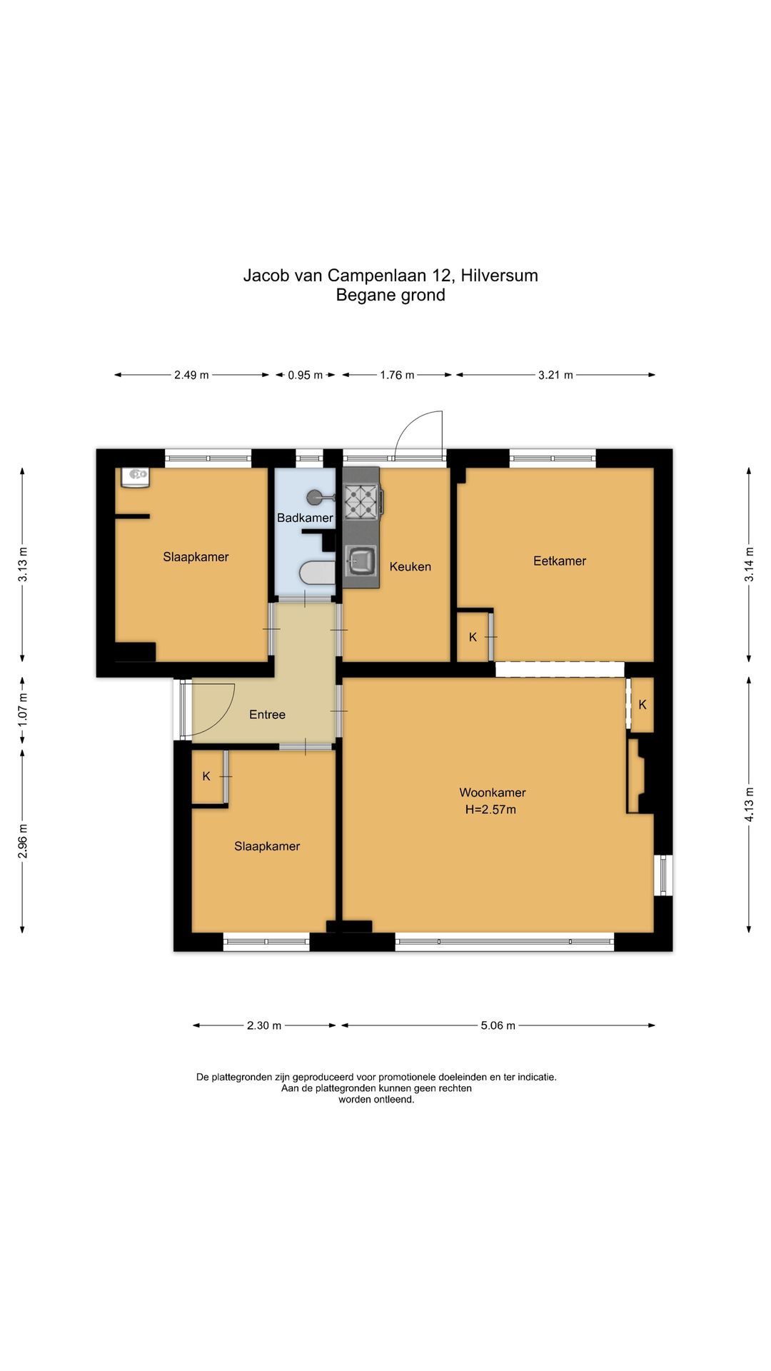 Spacious Ground Floor Apartment with Large Garden and Private Parking in Hilversum — 17