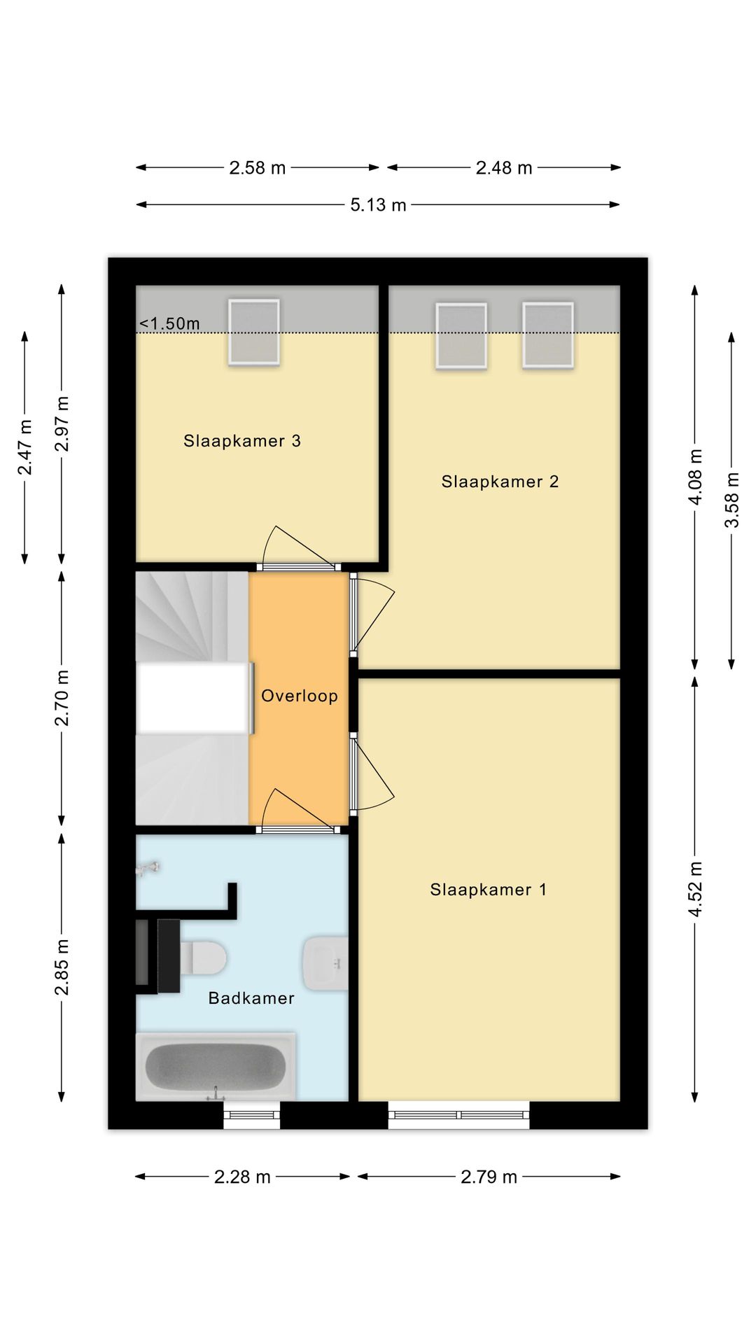 Modern and energy-efficient terraced house with unobstructed water views in Westerdel — 62