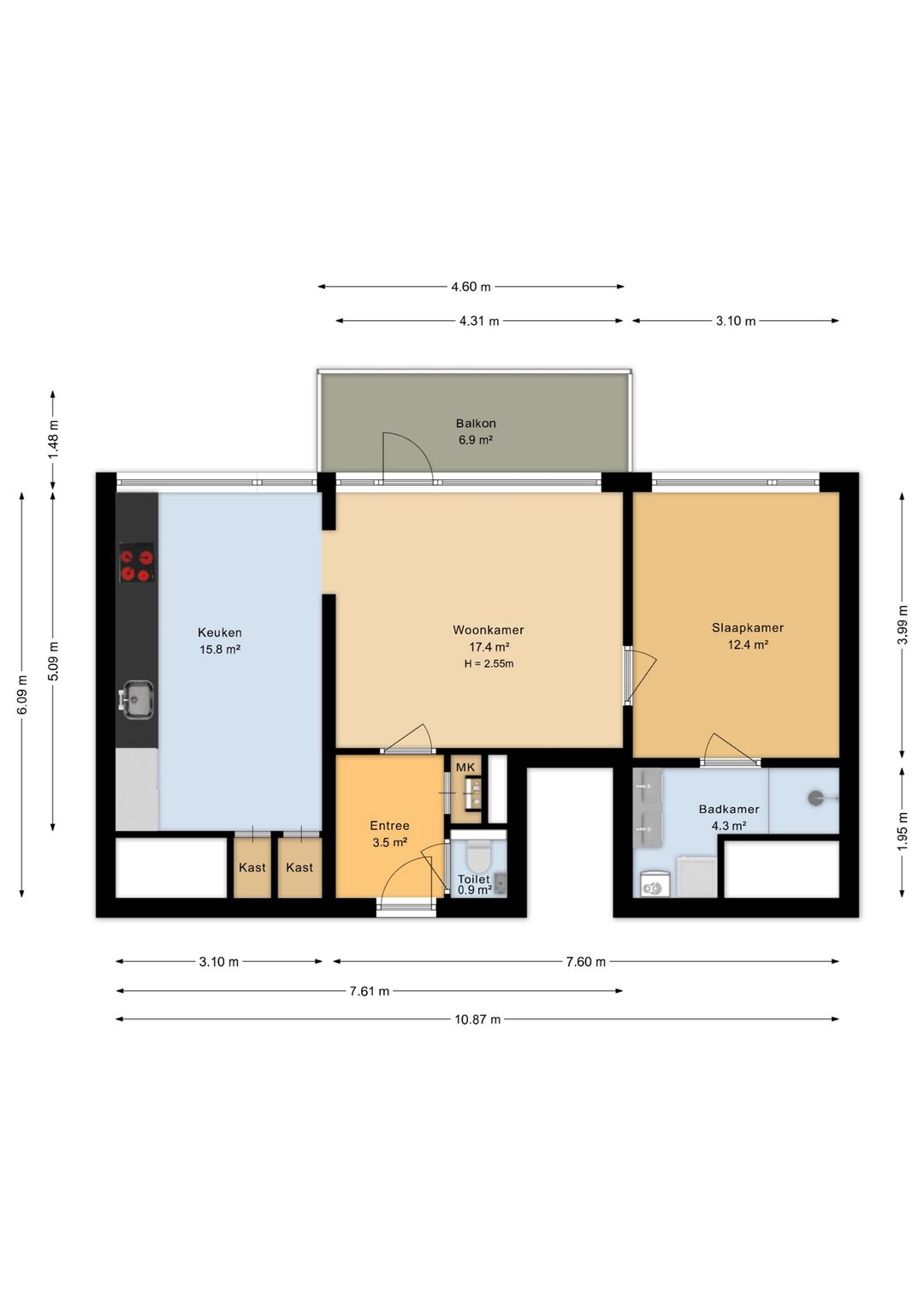 Renovated Forest-View Apartment with Solar Panels in Berg en Dal — 32