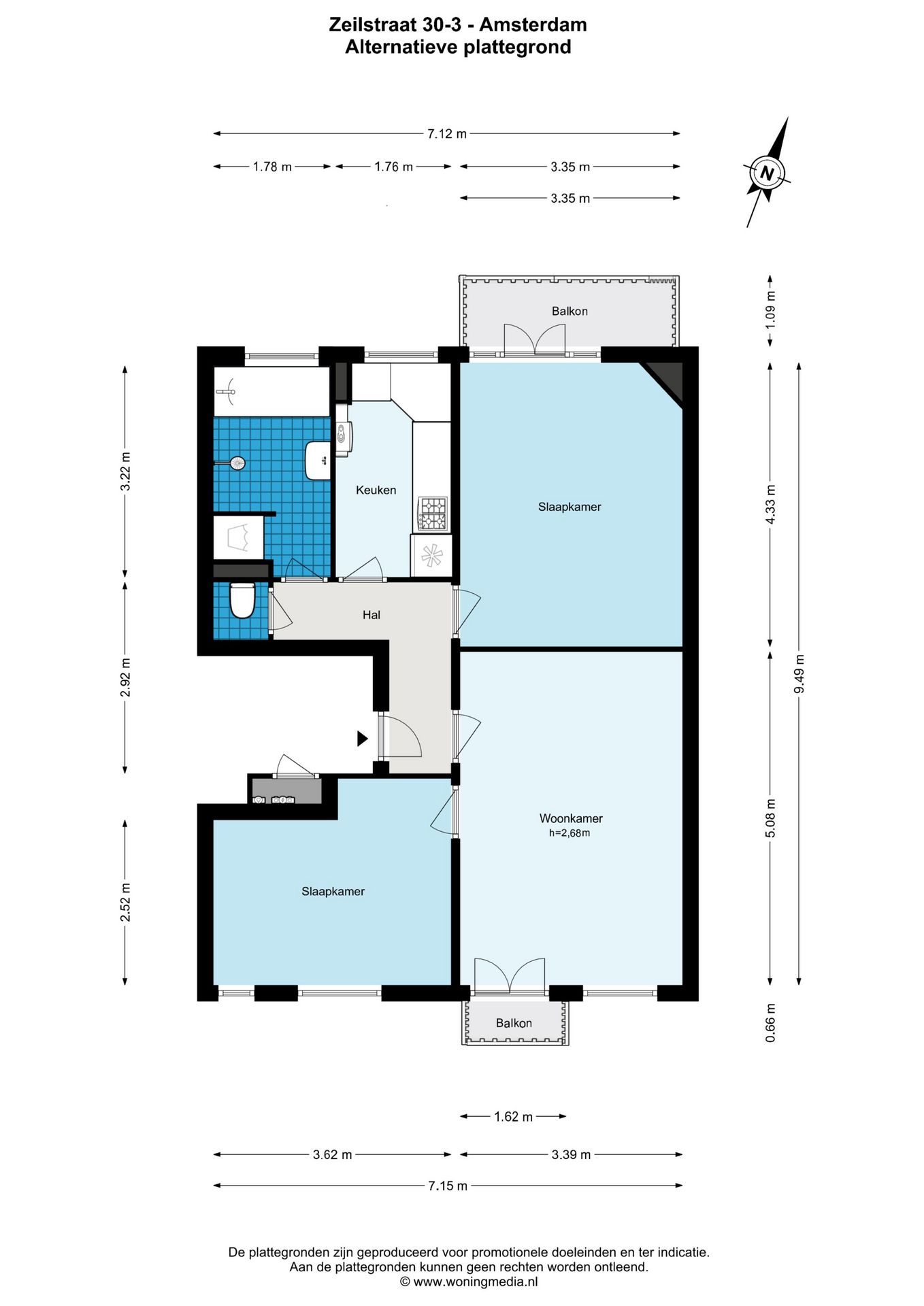 Charming 3-Room Apartment with Two Balconies in Oud-Zuid — 27