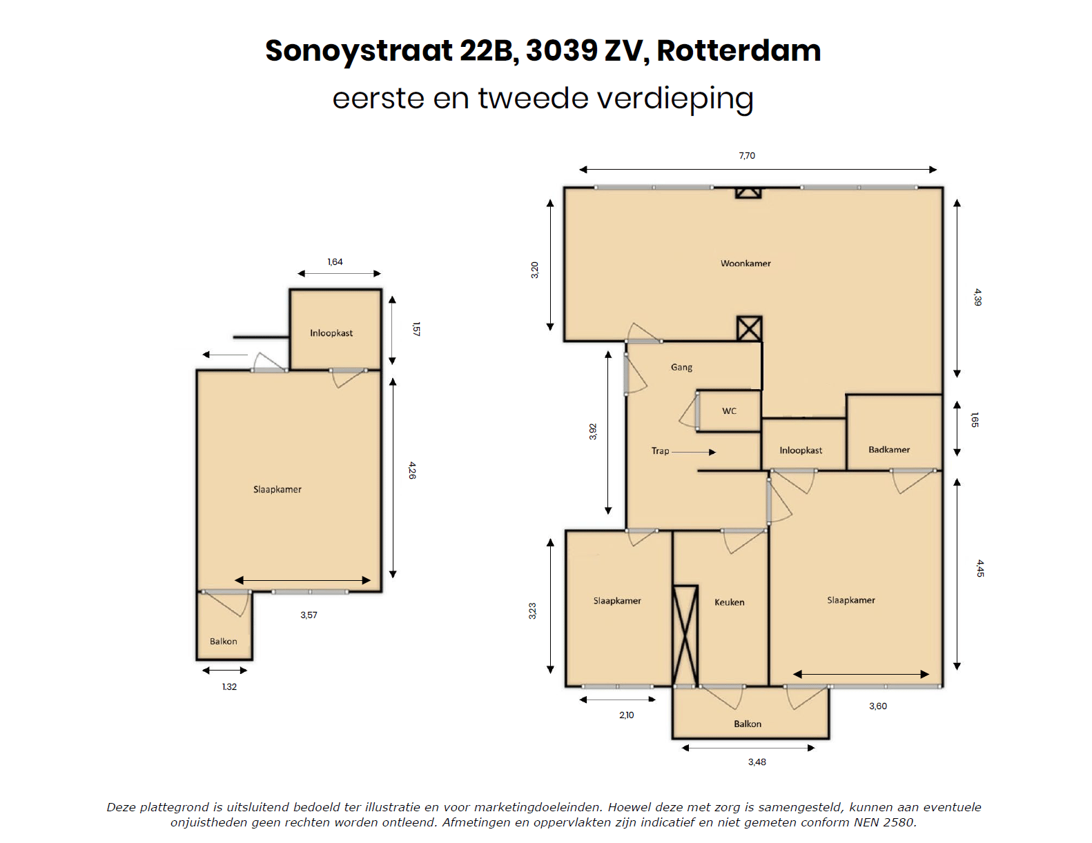 Spacious 4-Room Apartment with Two Balconies in Blijdorp, Rotterdam — 18
