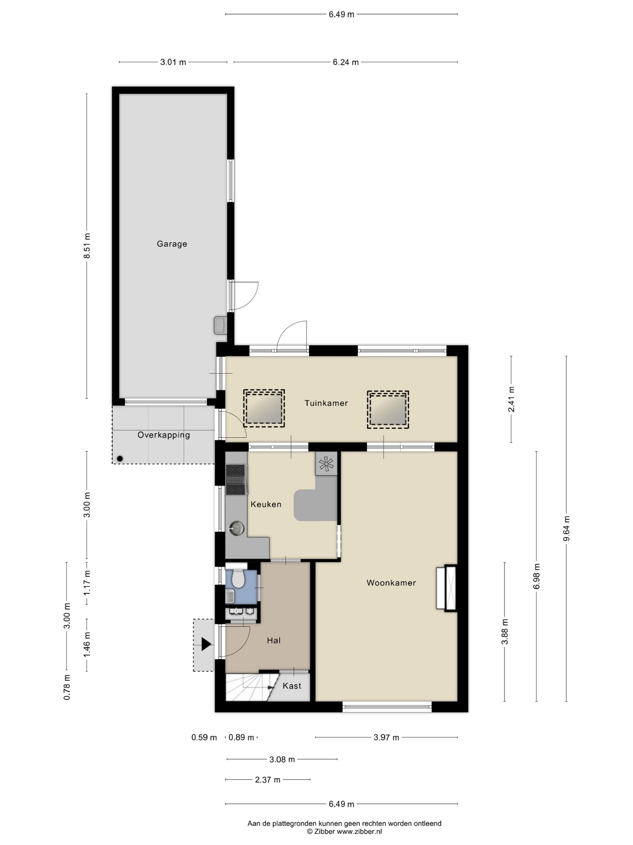 Spacious semi-detached house with garage and garden room in peaceful Amby — 30