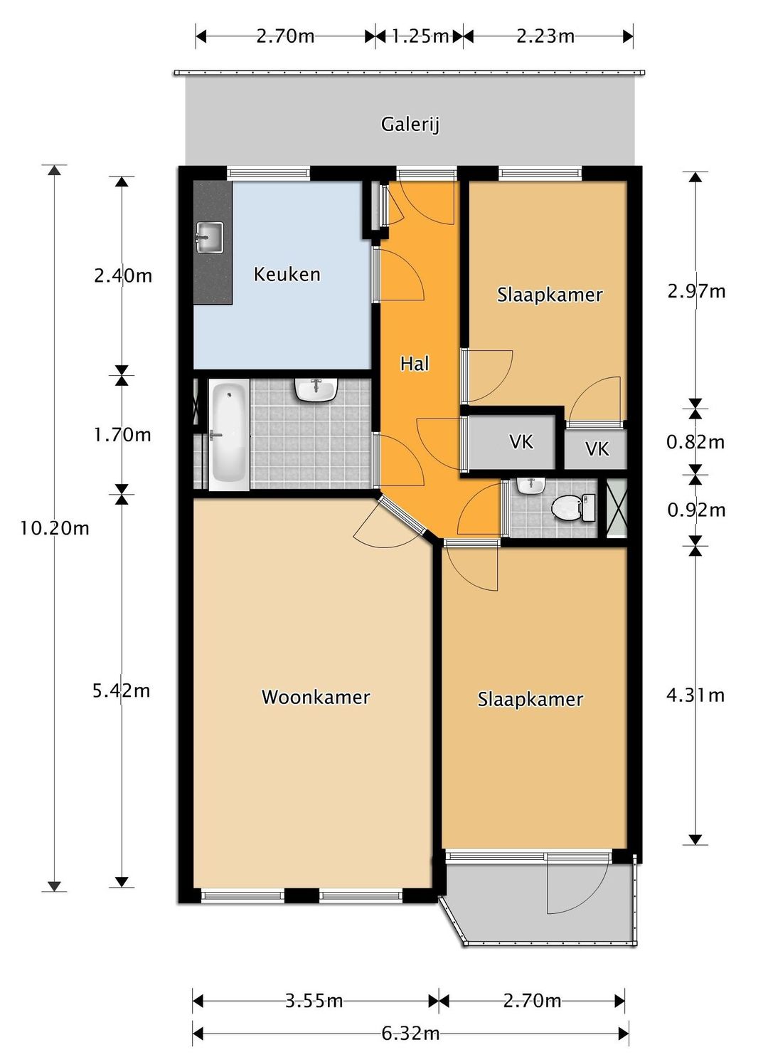 Sustainable 3-Room Apartment with Sunny Southeast Balcony in Noordwijk — 22