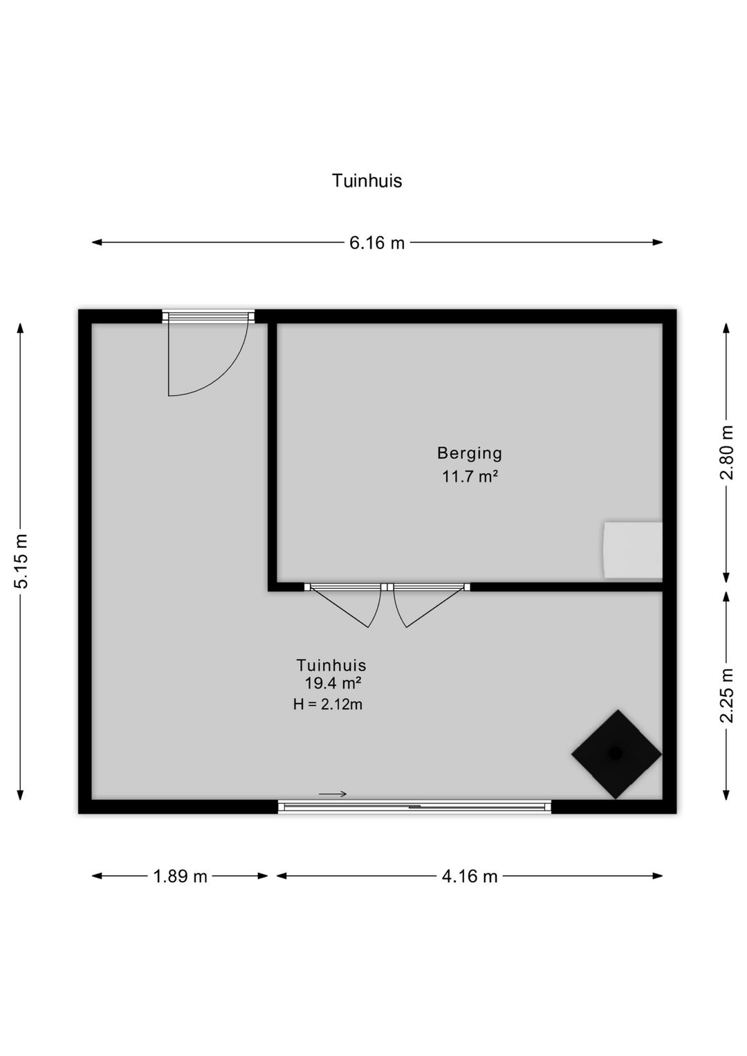 Modernized Terraced House with Extension and Sunny Southwest Garden in Monster — 53