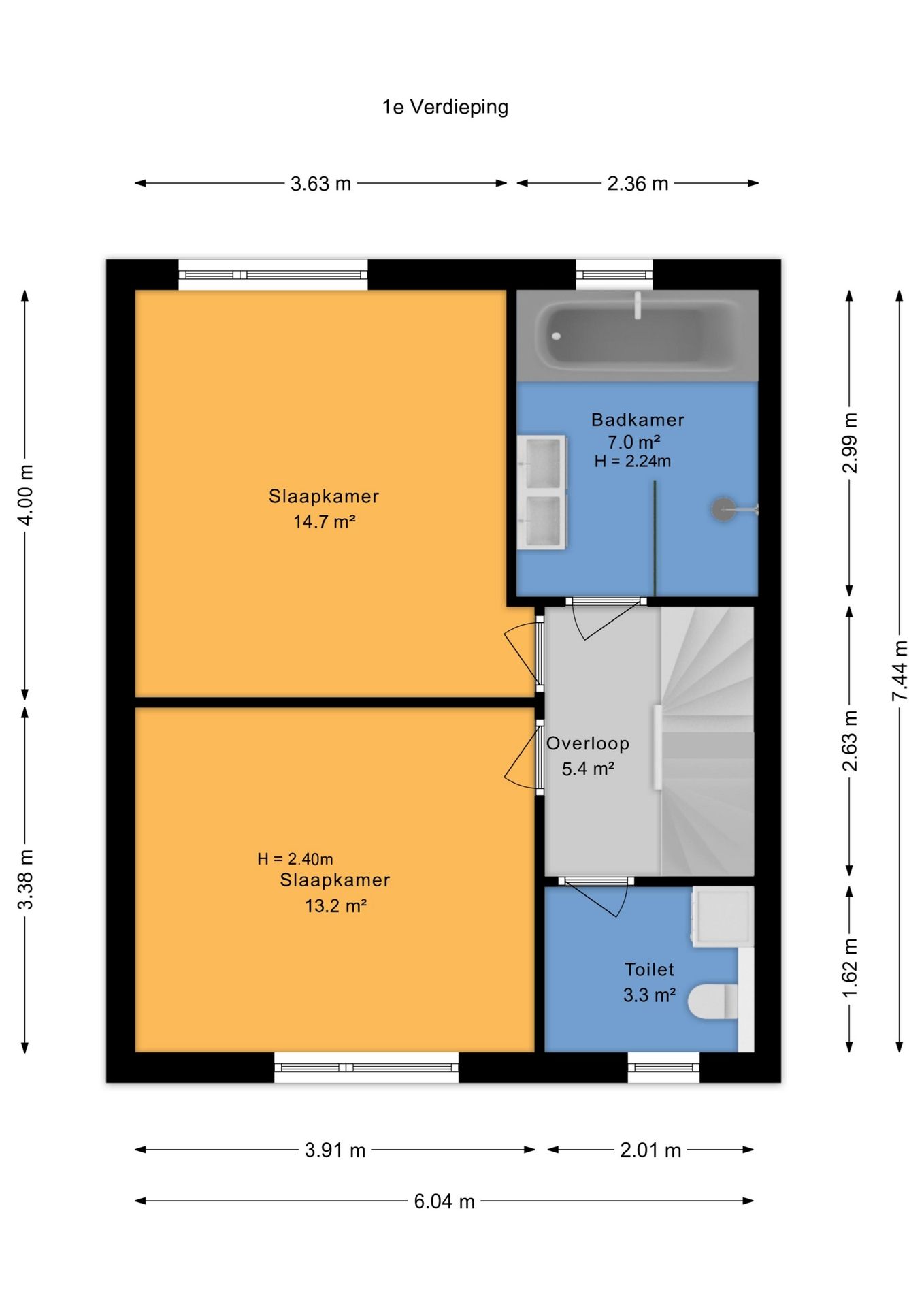 Modernized Terraced House with Extension and Sunny Southwest Garden in Monster — 51
