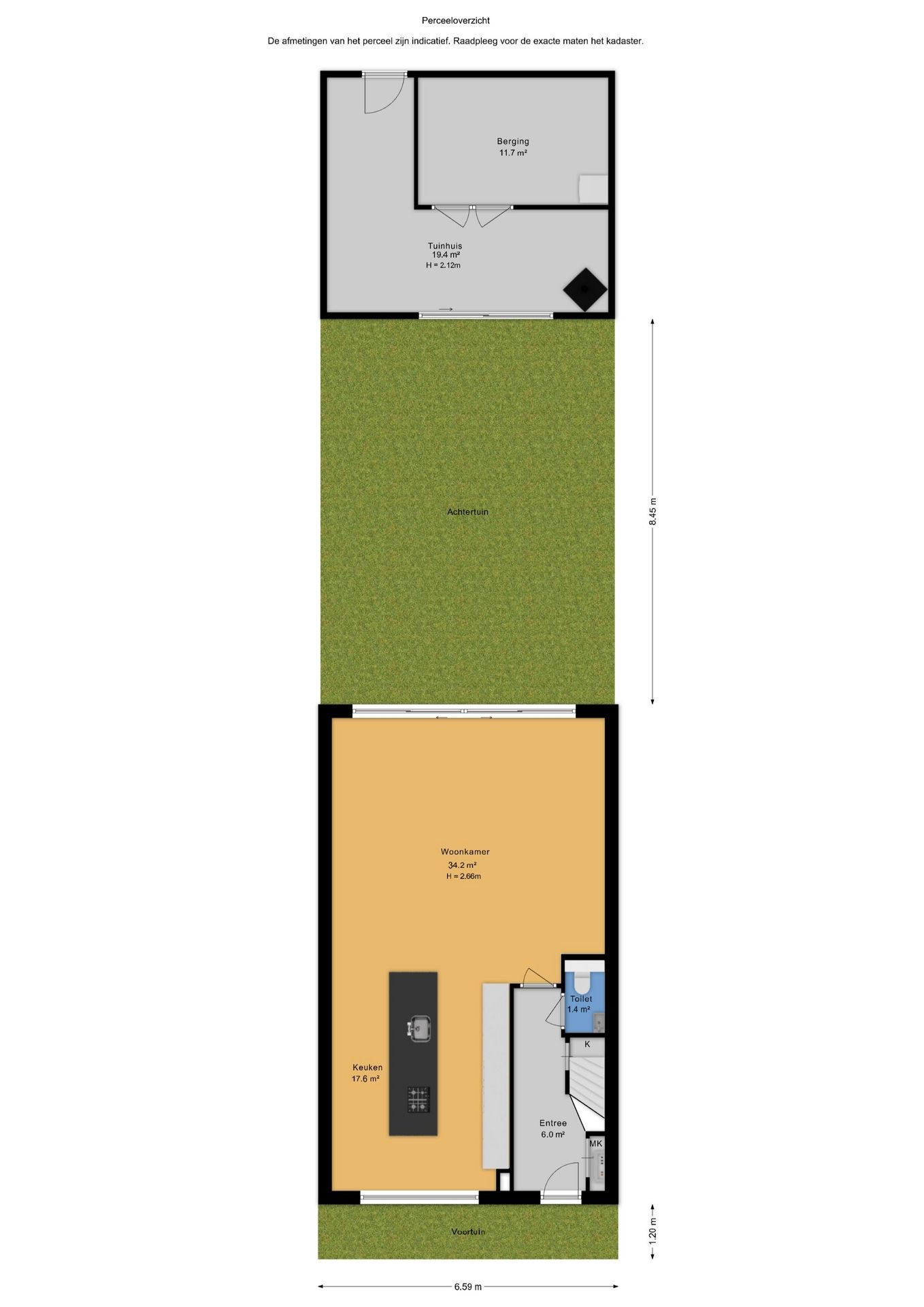 Modernized Terraced House with Extension and Sunny Southwest Garden in Monster — 49