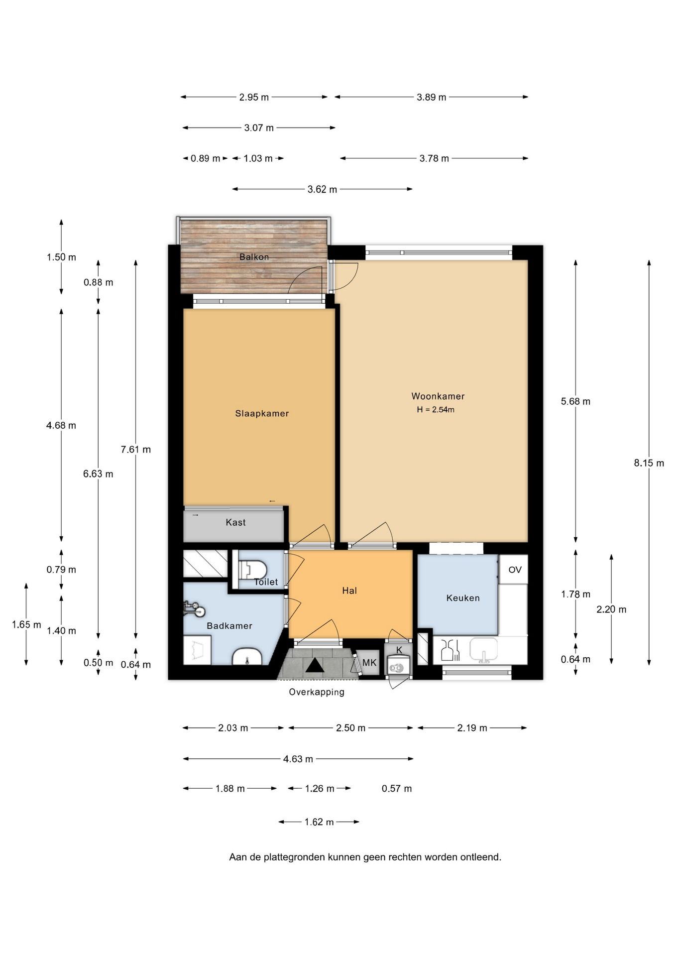 Bright 2-Room Apartment with Sunny Balcony in Hilversum-Zuid — 24