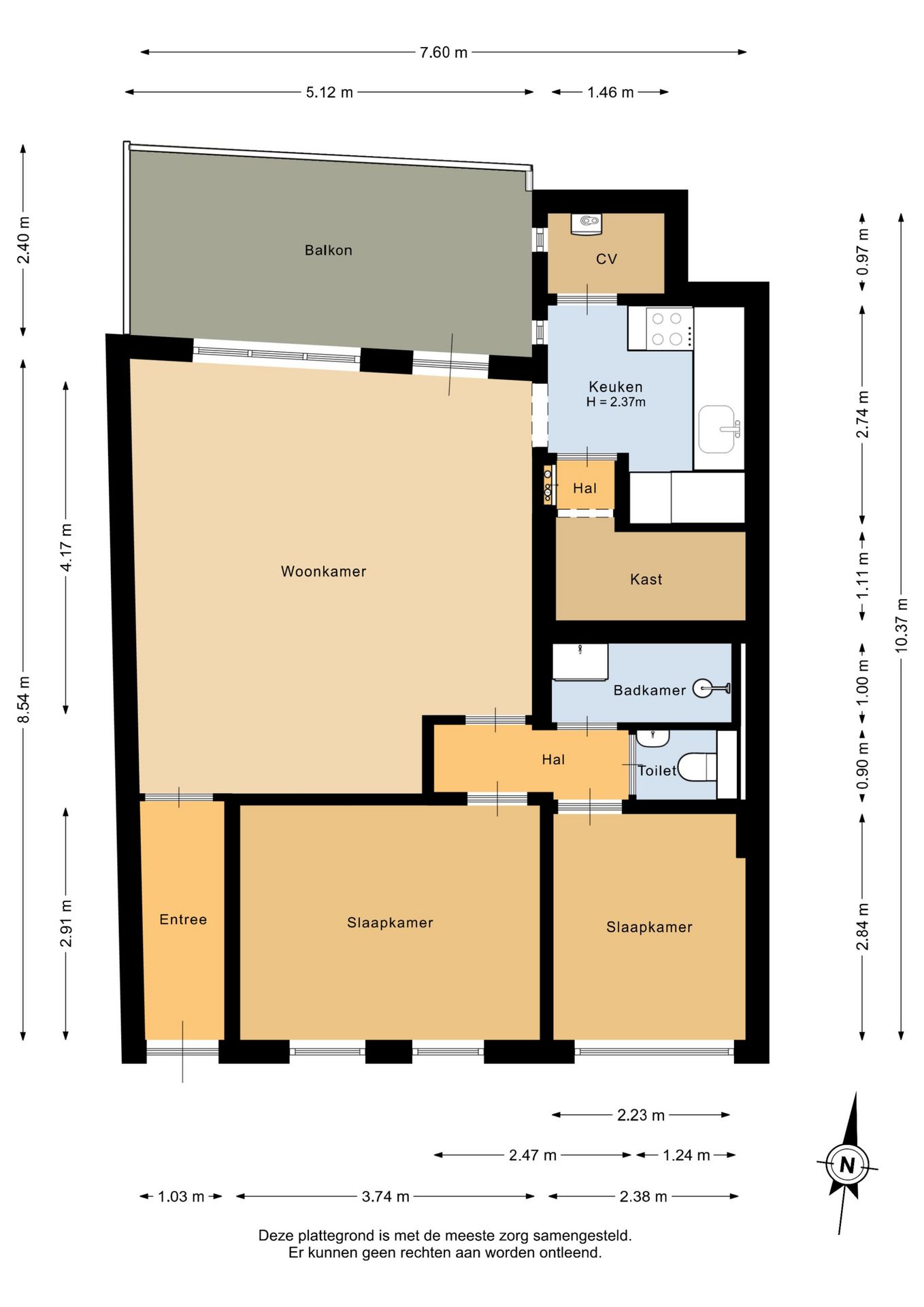 Renovated Ground Floor Apartment with Private Garden in Central Axel — 27