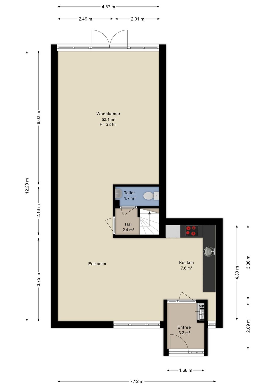 Spacious Family Home with South-Facing Garden in Quiet Fokkesteeg — 38