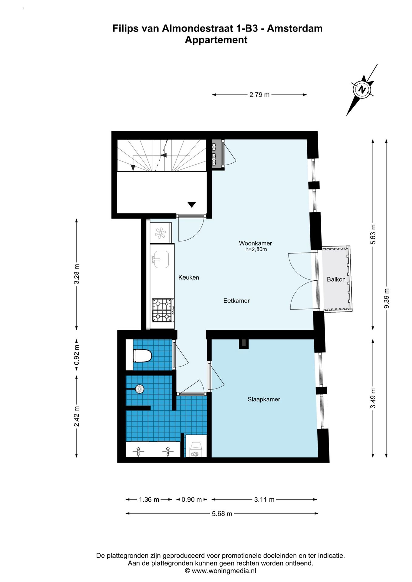 Renovated Apartment with Balcony in Amsterdam-West — 24