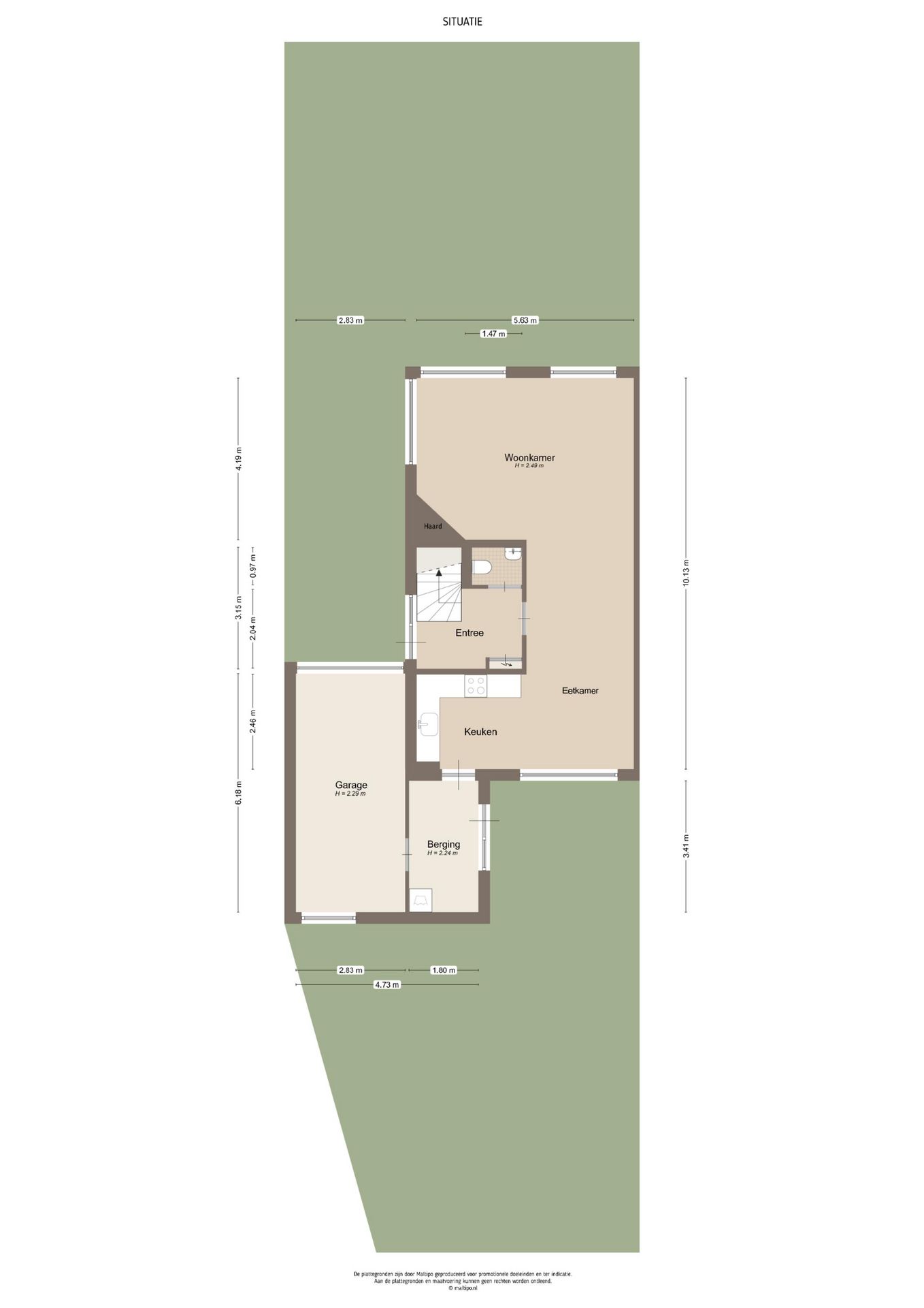 Spacious Semi-Detached Family Home with Garage in Central Opheusden — 33