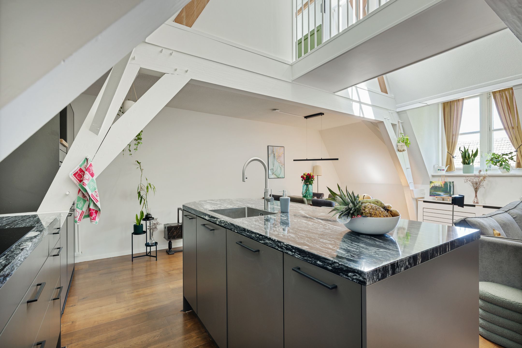 Unique Loft Apartment with Spacious Rooftop Terrace in Monumental Canal Building — 21