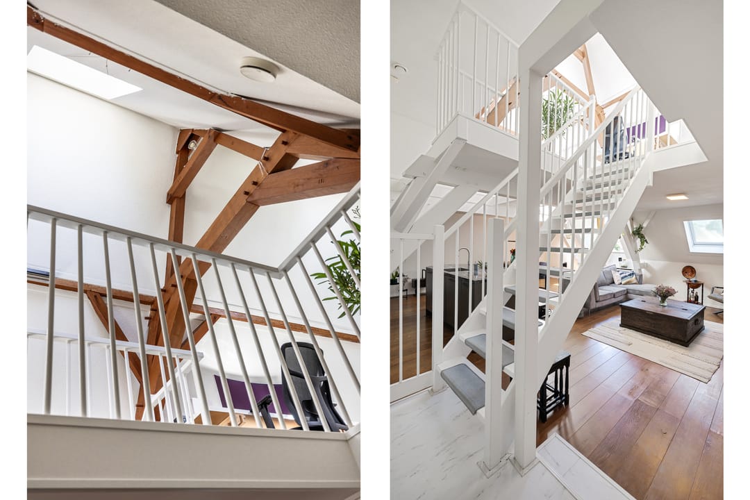 Unique Loft Apartment with Spacious Rooftop Terrace in Monumental Canal Building — 31