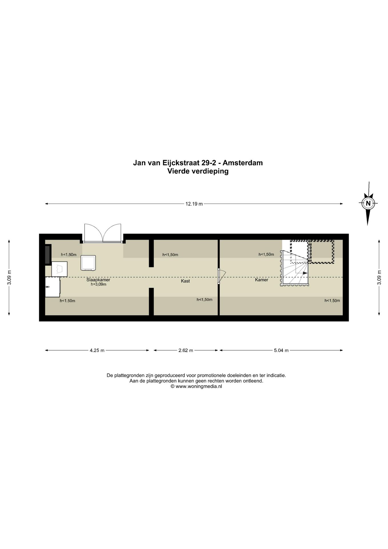 Spacious Triple Upper House in Prime Amsterdam Oud-Zuid Location — 50