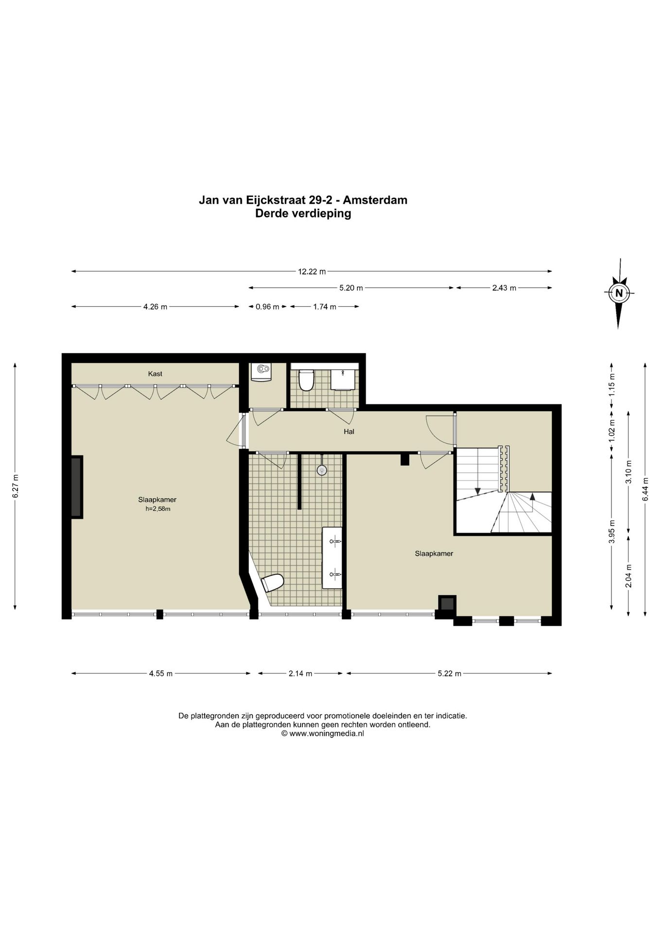 Spacious Triple Upper House in Prime Amsterdam Oud-Zuid Location — 49
