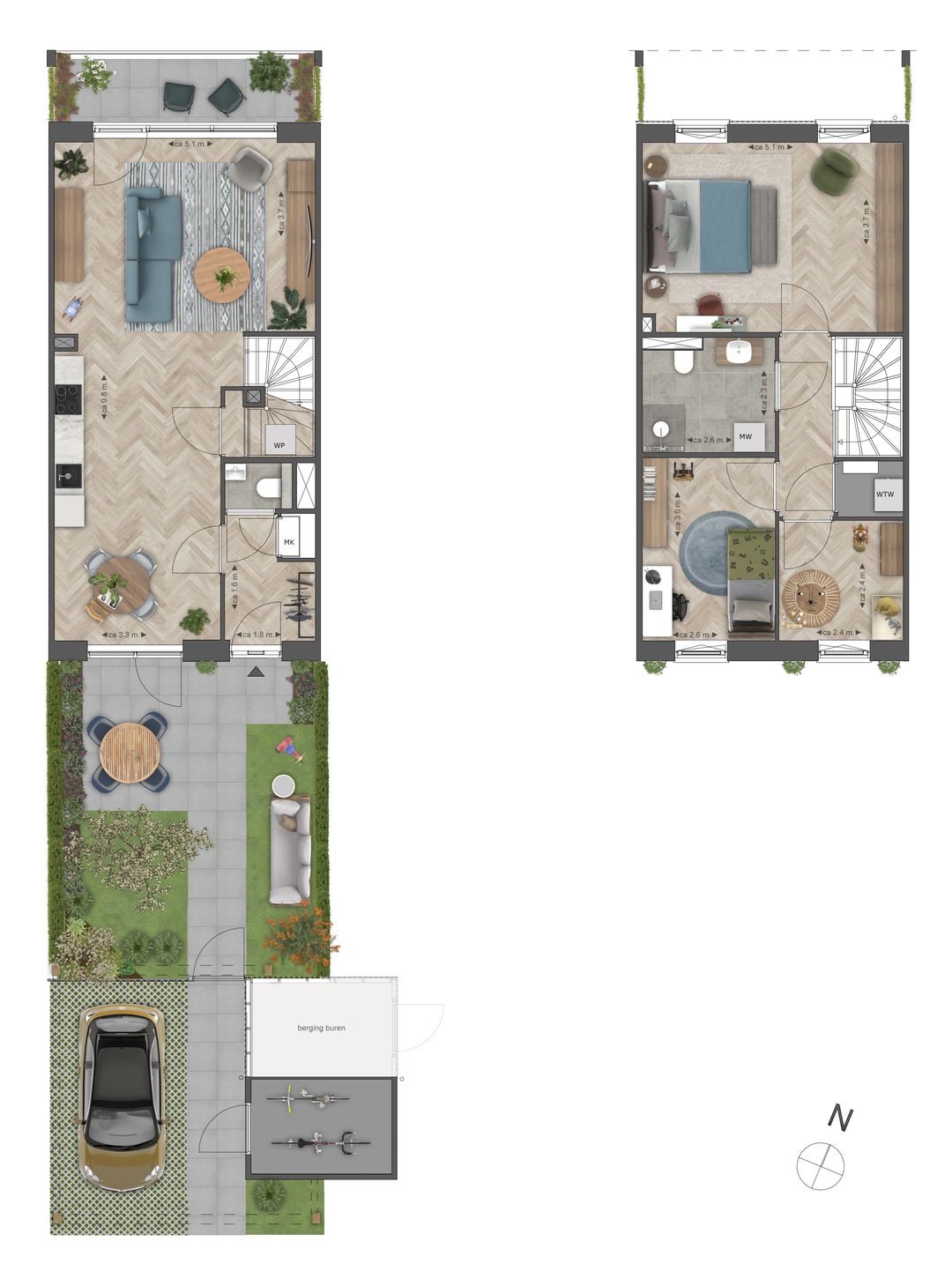 Photo 13 of Rijwoningen Parkrand (Bouwnr. 14)