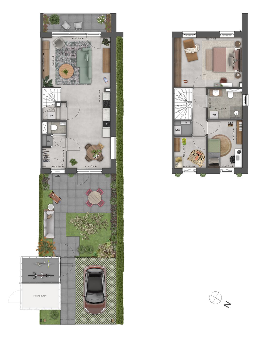 Foto 13 van Rijwoningen Parkrand (Bouwnr. 22)