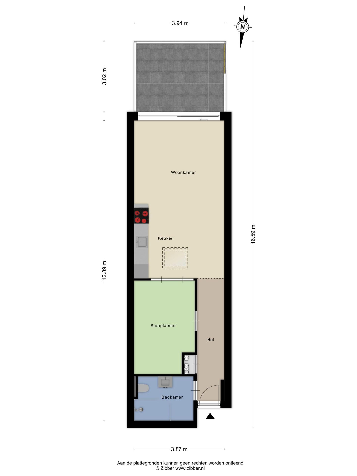 Corner Starter Apartment with South-Facing Garden Near Haarlem Center — 20